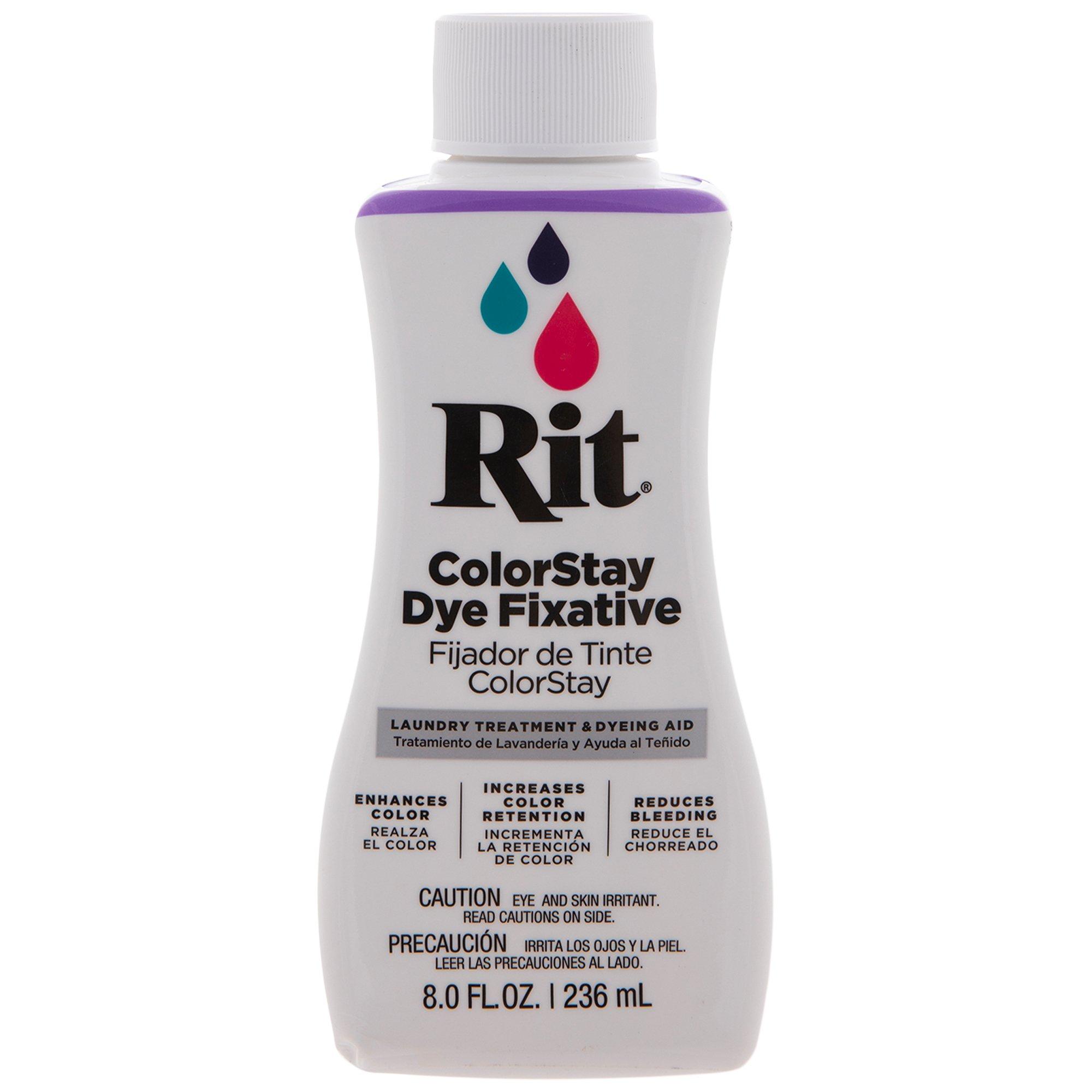 Rit ColorStay Dye Fixative Laundry Treatment & Dyeing Aid, 8 fl oz