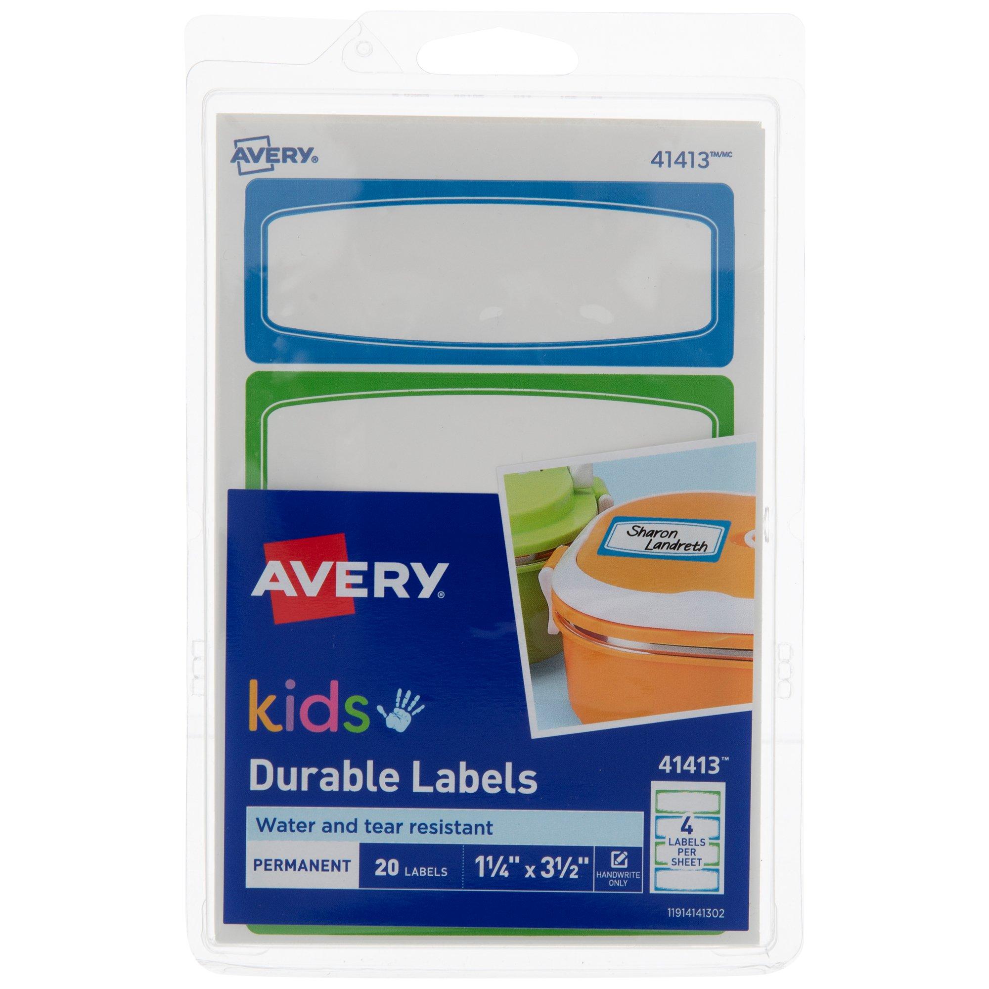 Kids Durable Labels Hobby Lobby 2115186