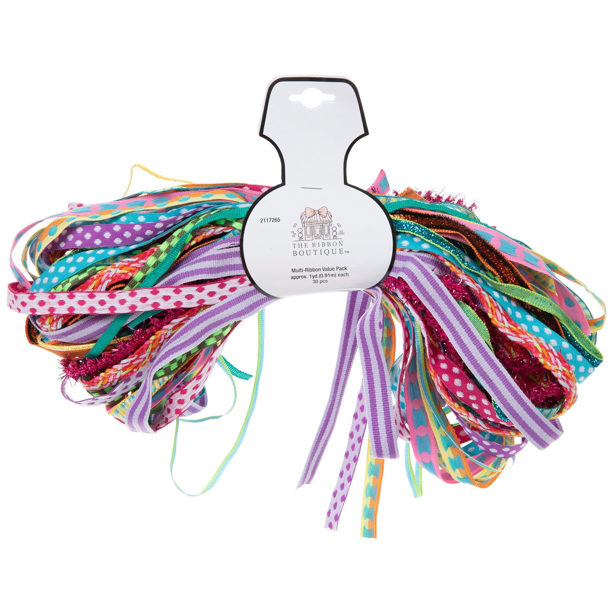 Bright Assorted Ribbon Value Pack, Hobby Lobby