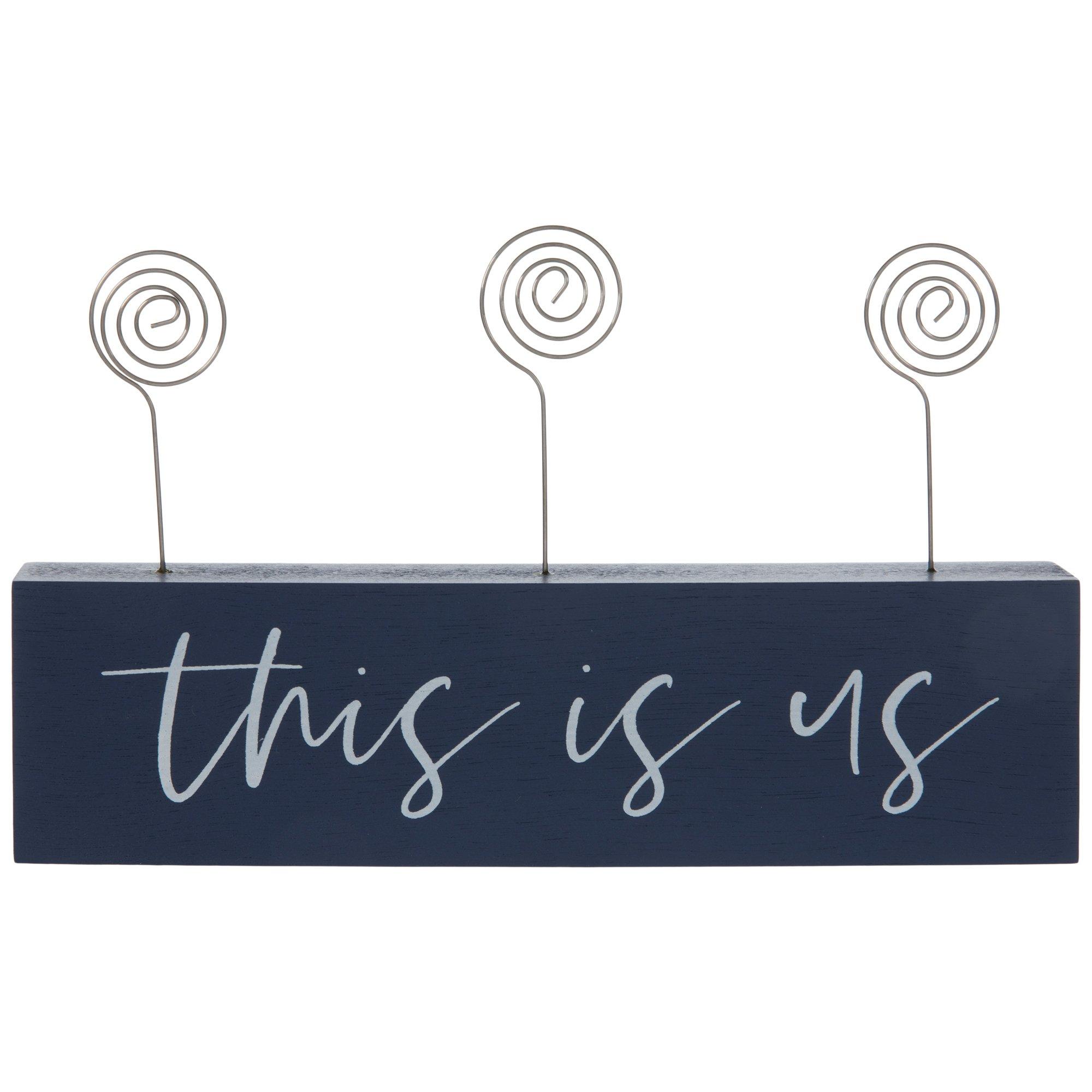 This Is Us Wood Photo Clip, Hobby Lobby