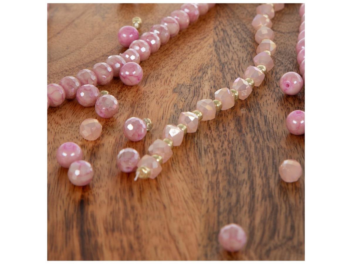 筆記具 Hanabi Glass Studio - pink clear marble Pink & Iridescent Marble Glass Bead Strands | Hobby Lobby | 2120285
