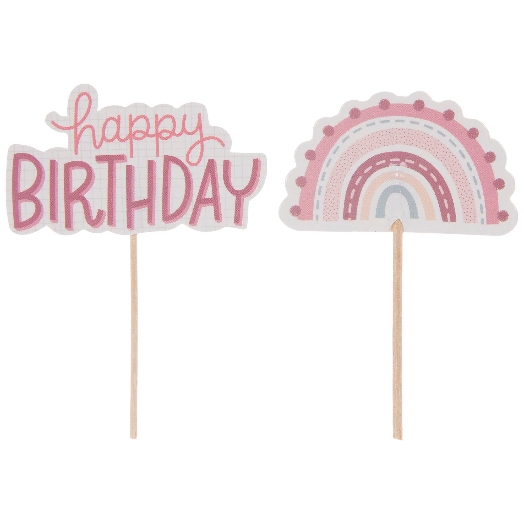 Rainbow Cupcake Toppers | Hobby Lobby | 2120491