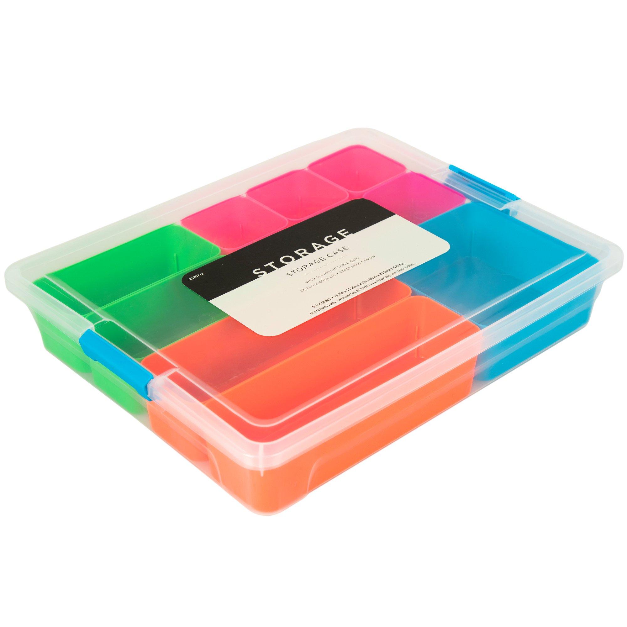 Storage Case With Bright Cups | Hobby Lobby | 2120772