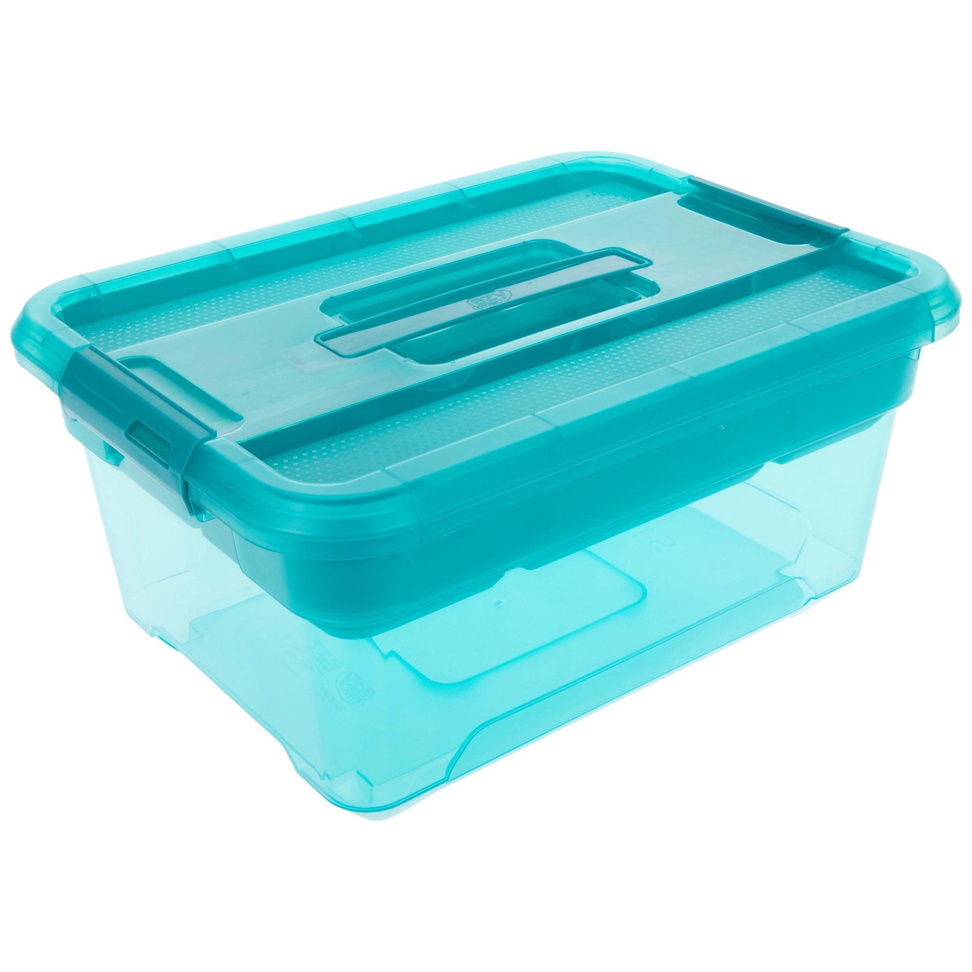 Plastic Container With Organization Tray, Hobby Lobby, Plastic