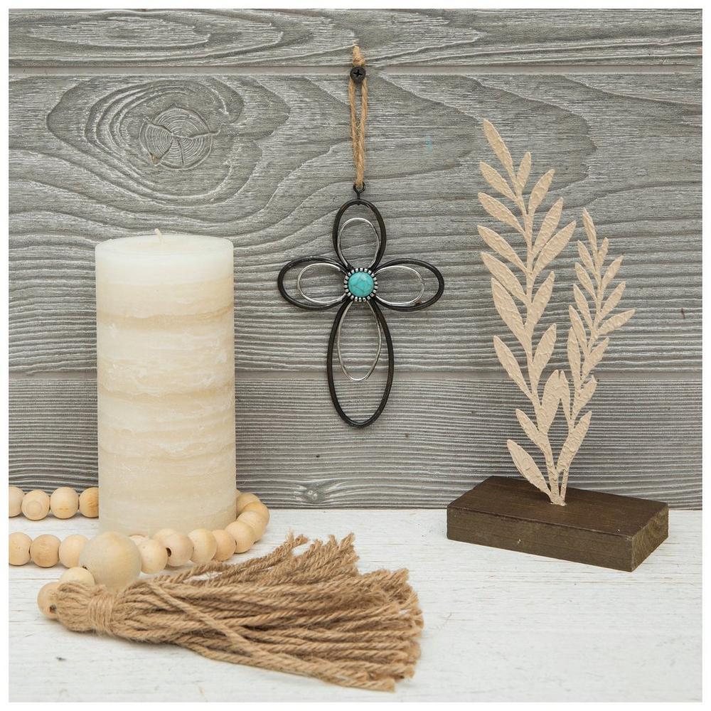Turquoise & Metal Wall Cross | Hobby Lobby | 2120921