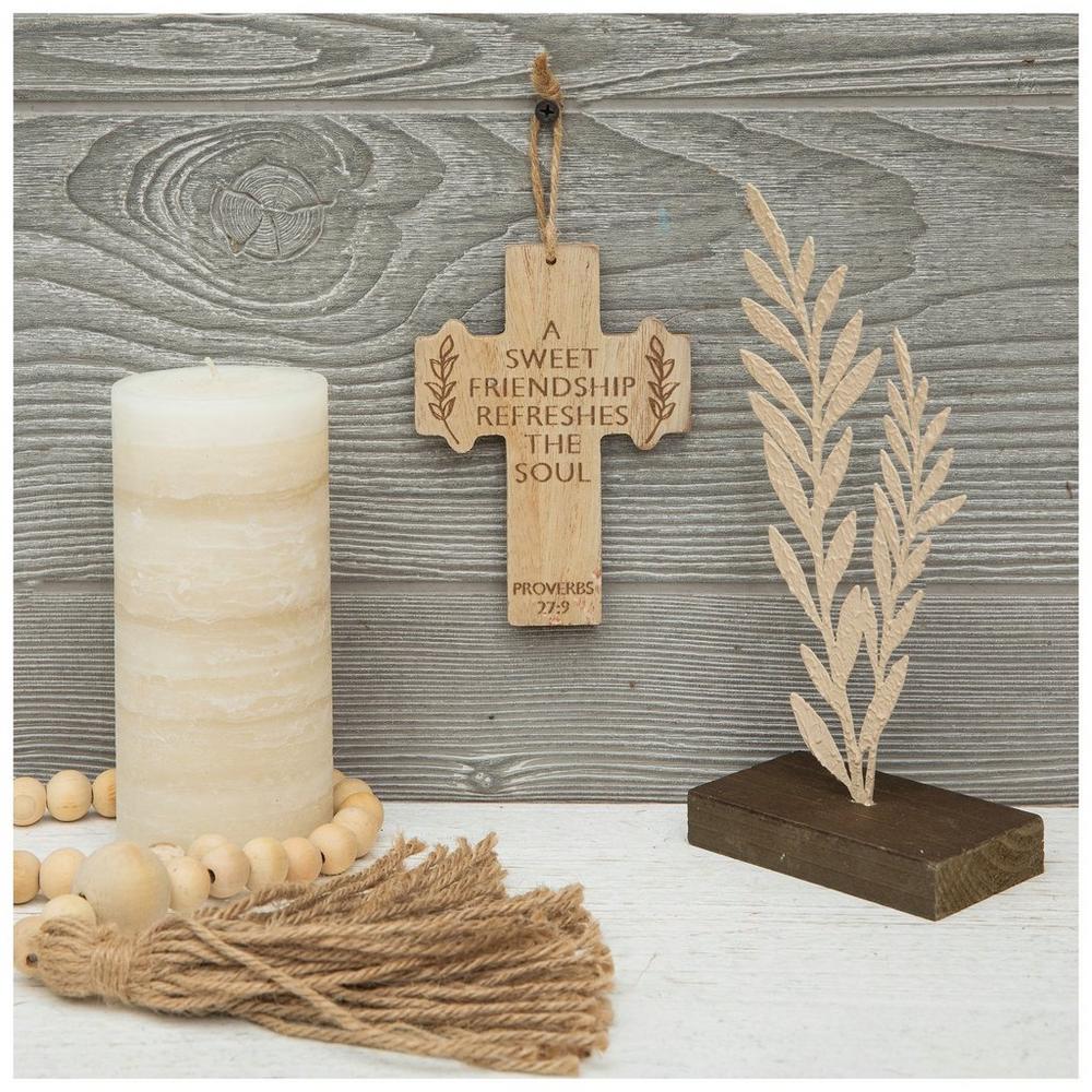Proverbs 27:9 Wood Wall Cross | Hobby Lobby | 2121093