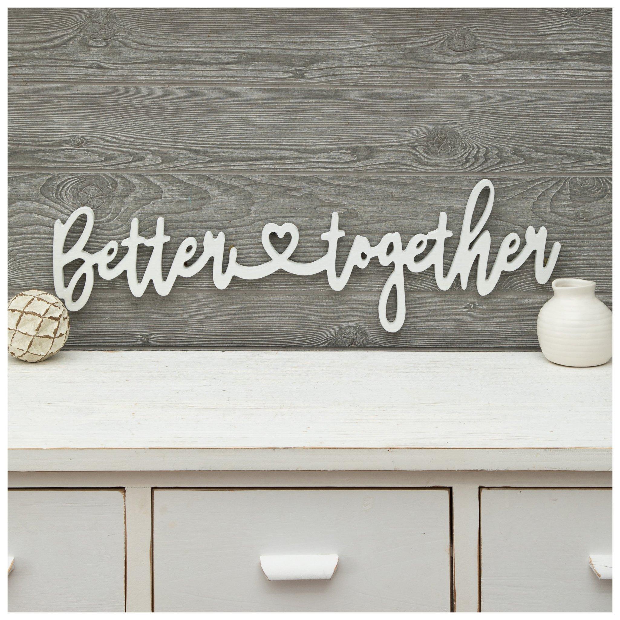 Better Together Wood Wall Decor