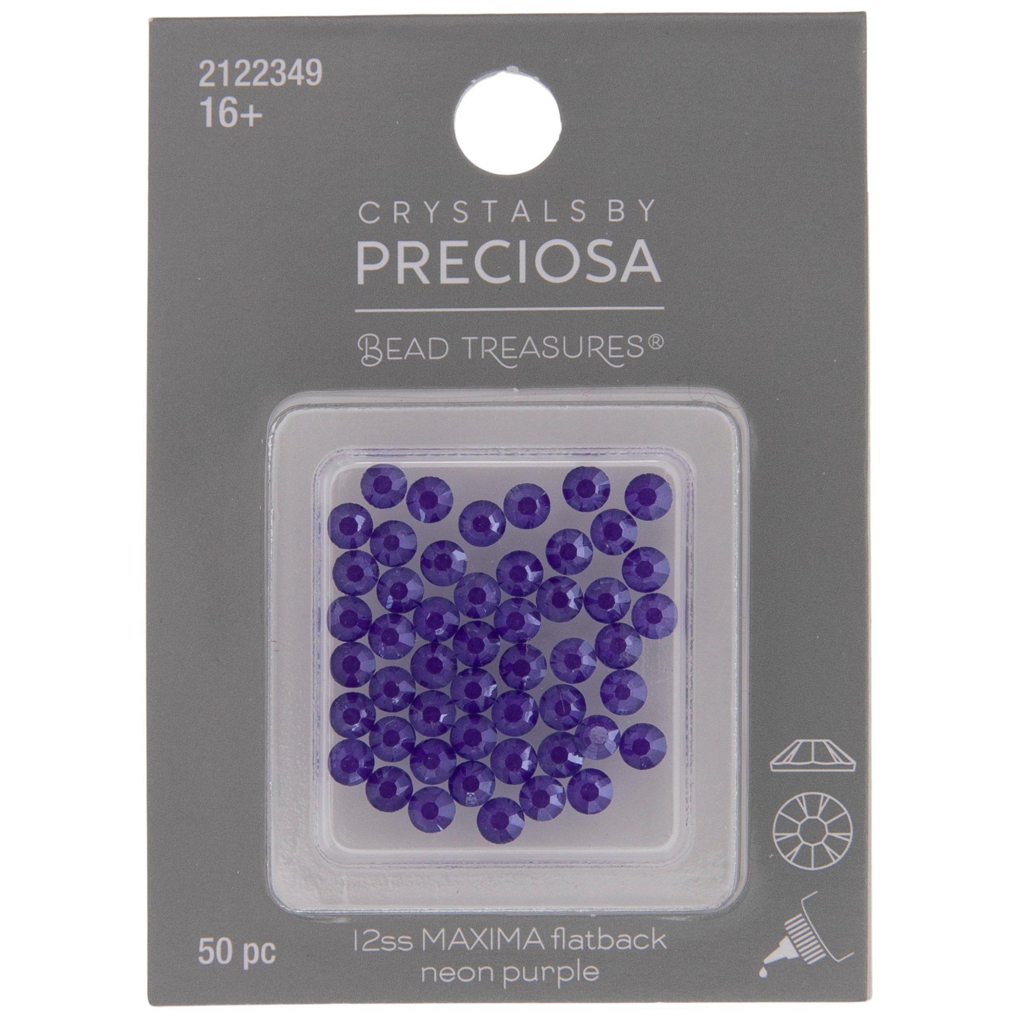 Neon Purple Maxima Flatback Crystals 12ss Hobby Lobby 2122349