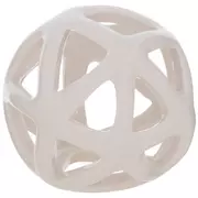 White Geometric Ball Decor