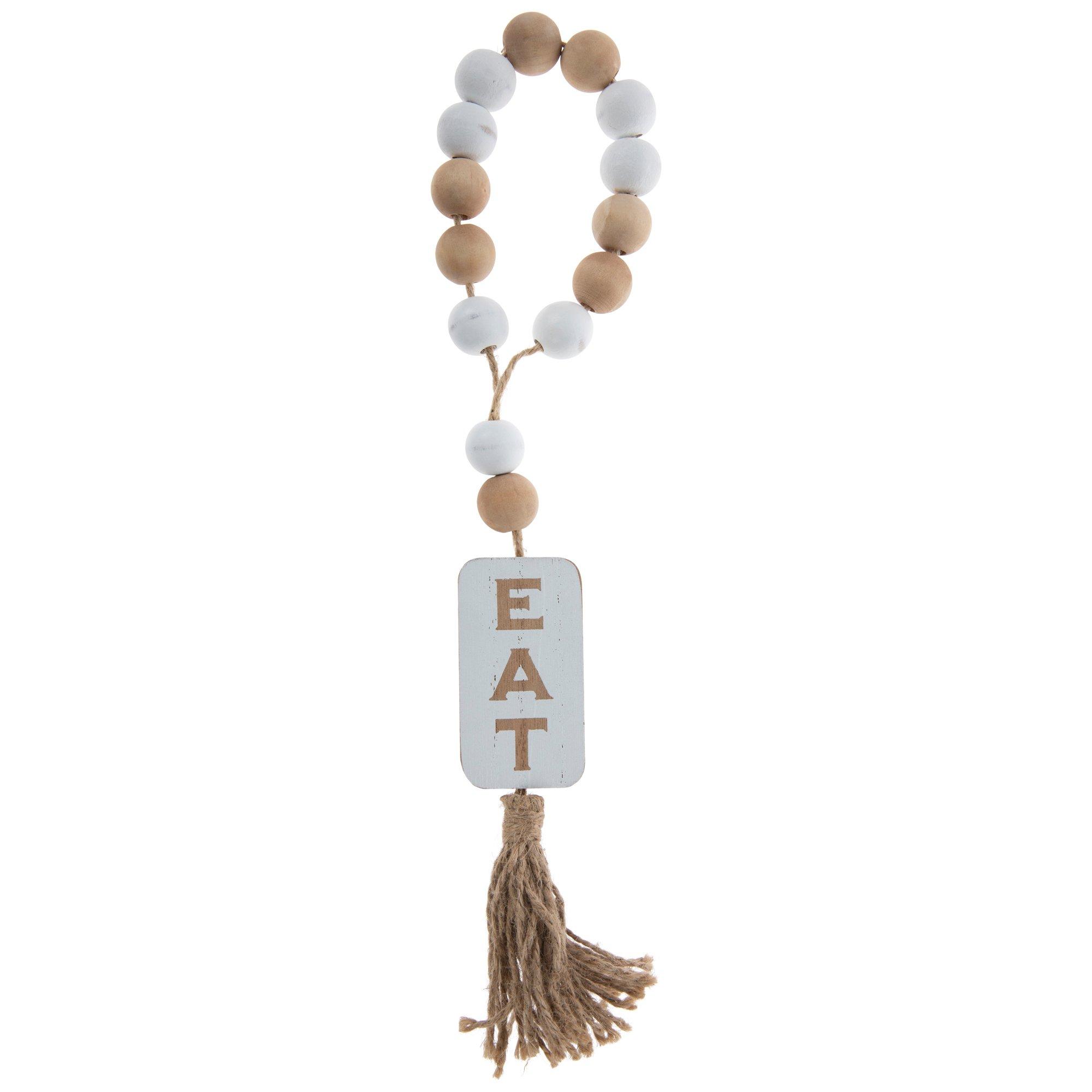 Eat Beaded Garland With Tassel Hobby Lobby 2123008