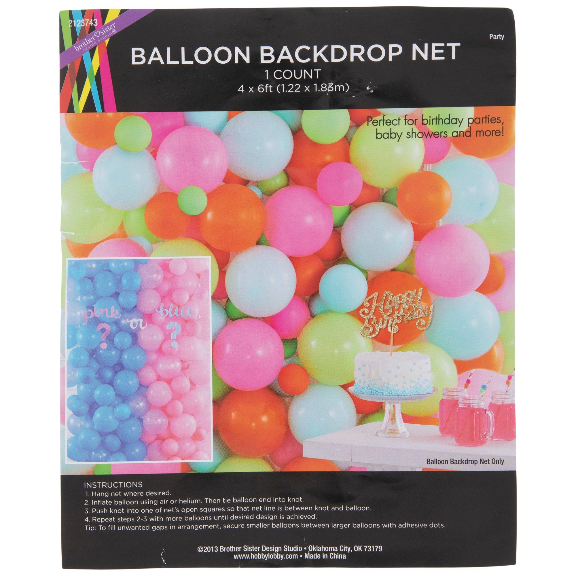Balloon Backdrop Net, Hobby Lobby