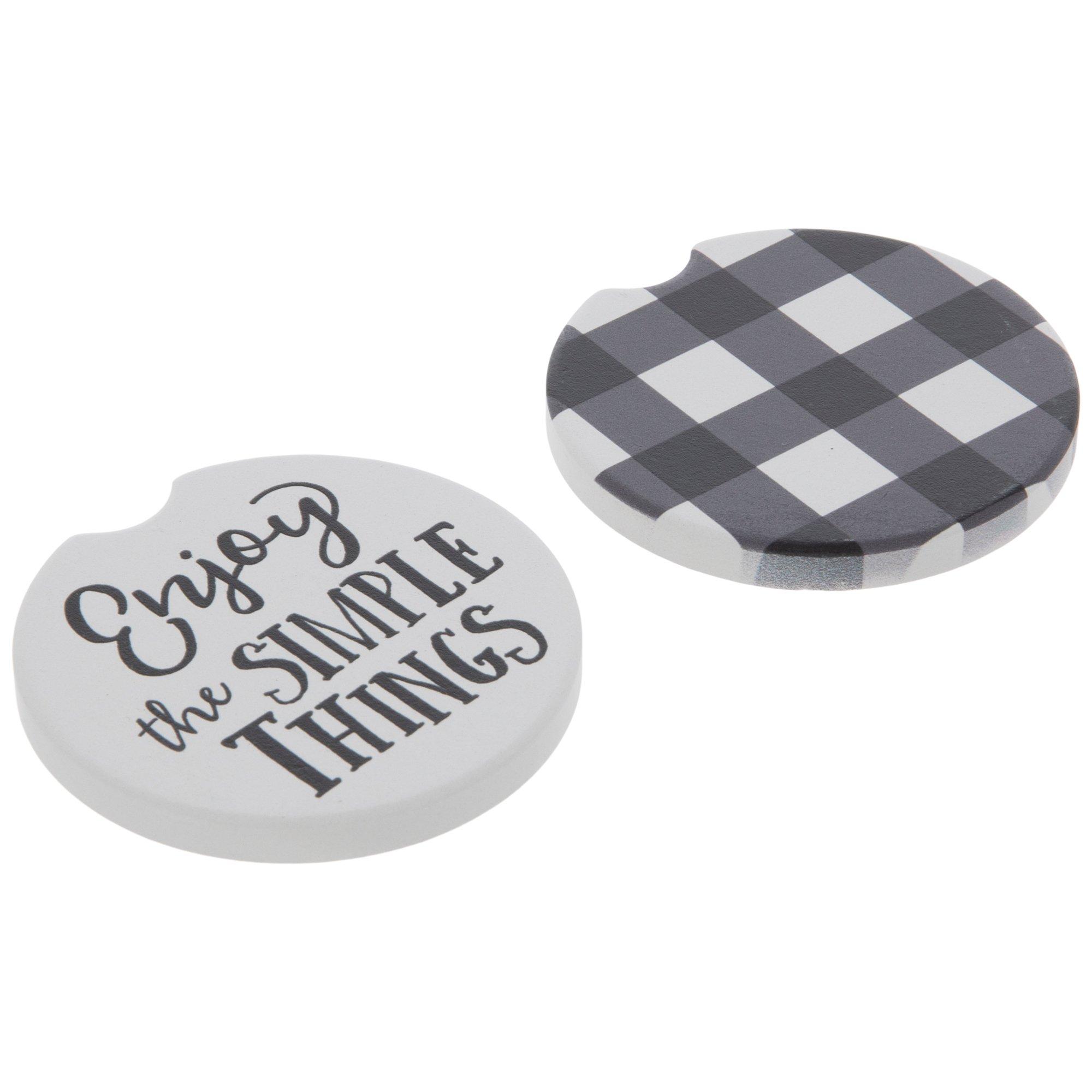Simple Things & Plaid Car Coasters Hobby Lobby 2123933