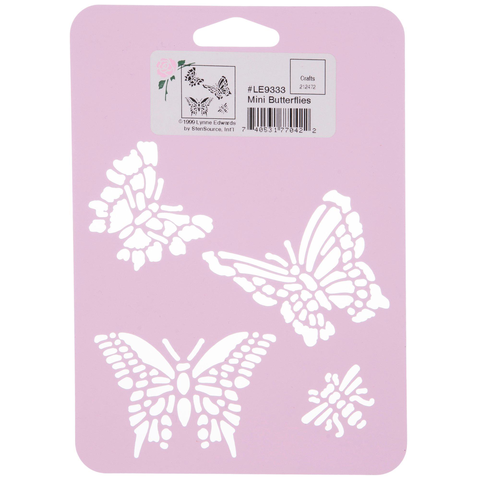 Mini Butterflies Stencil