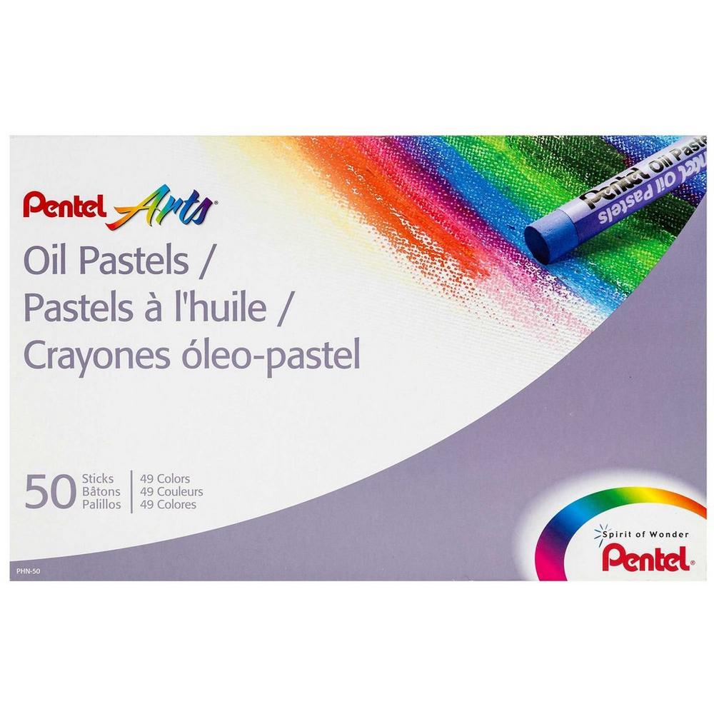 Pentel Oil Pastels - 50 Piece Set