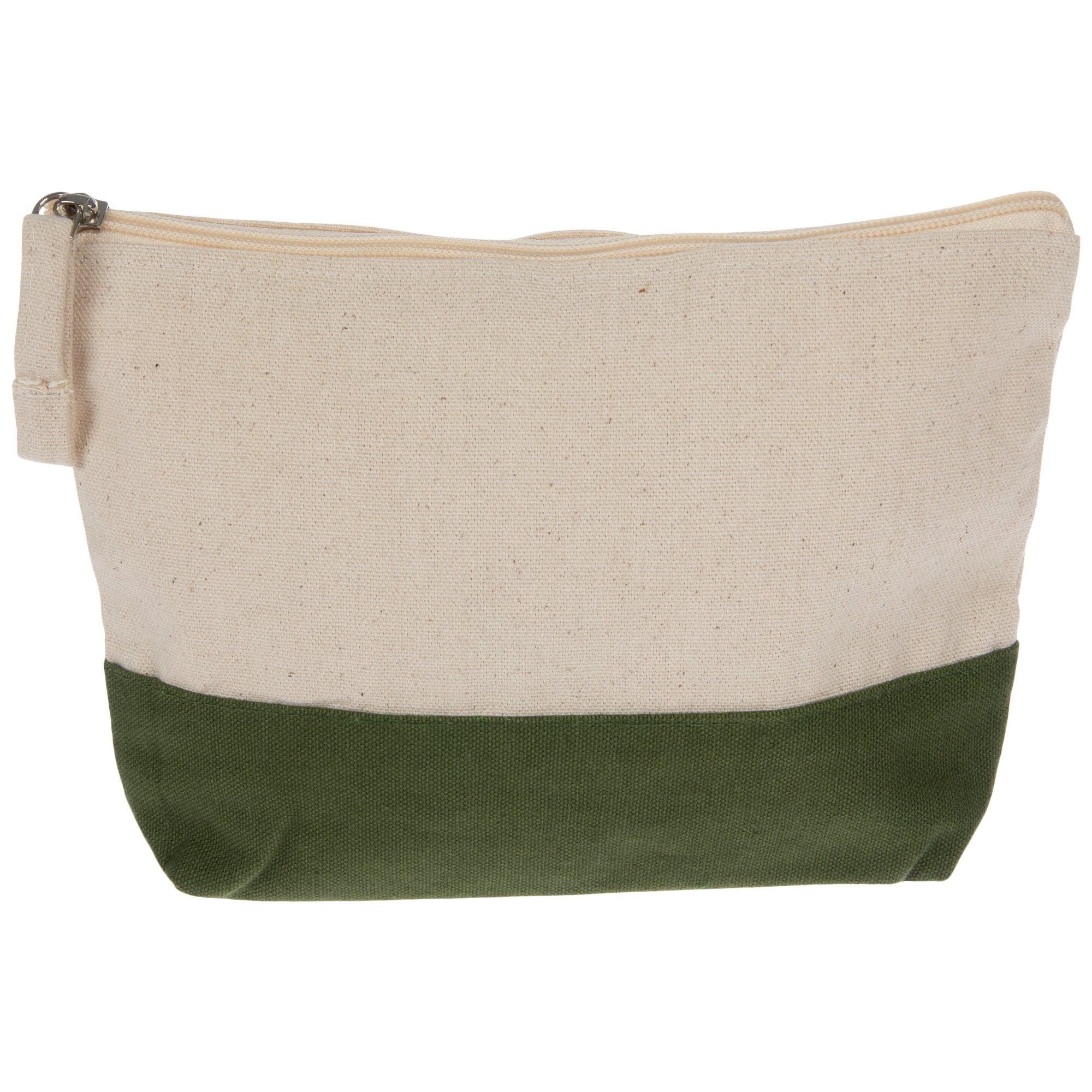 Olive Me Loves Olive You - Canvas Zipper Pouch