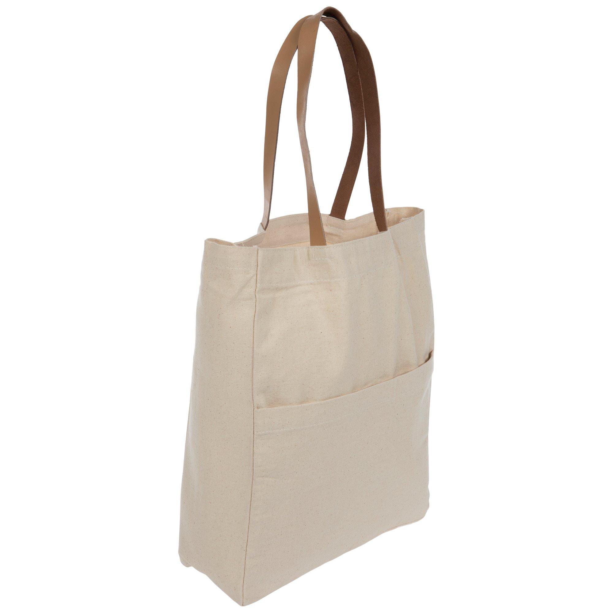 Canvas Tote Bag With Pocket Hobby Lobby 2129229