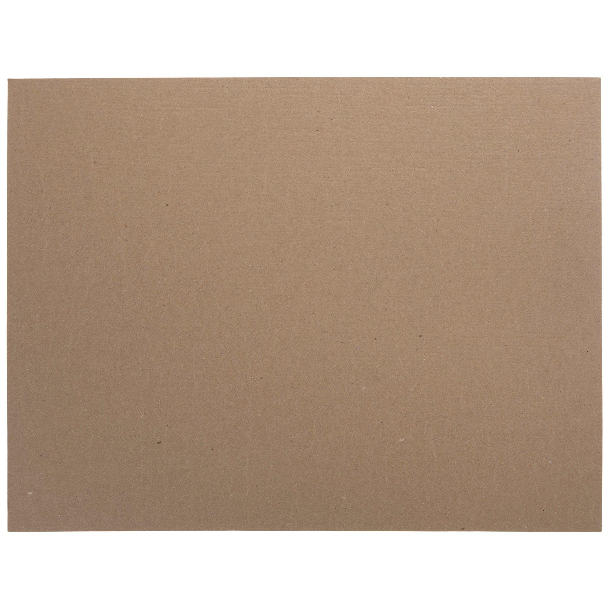 SHEUTSAN 200 Pack 6 x 4 Inch Brown Corrugated Cardboard Sheets, 1.5mm Thick  Corrugated Cardboard Sheets Pads for Albums Cover, Scrapbook, Printouts