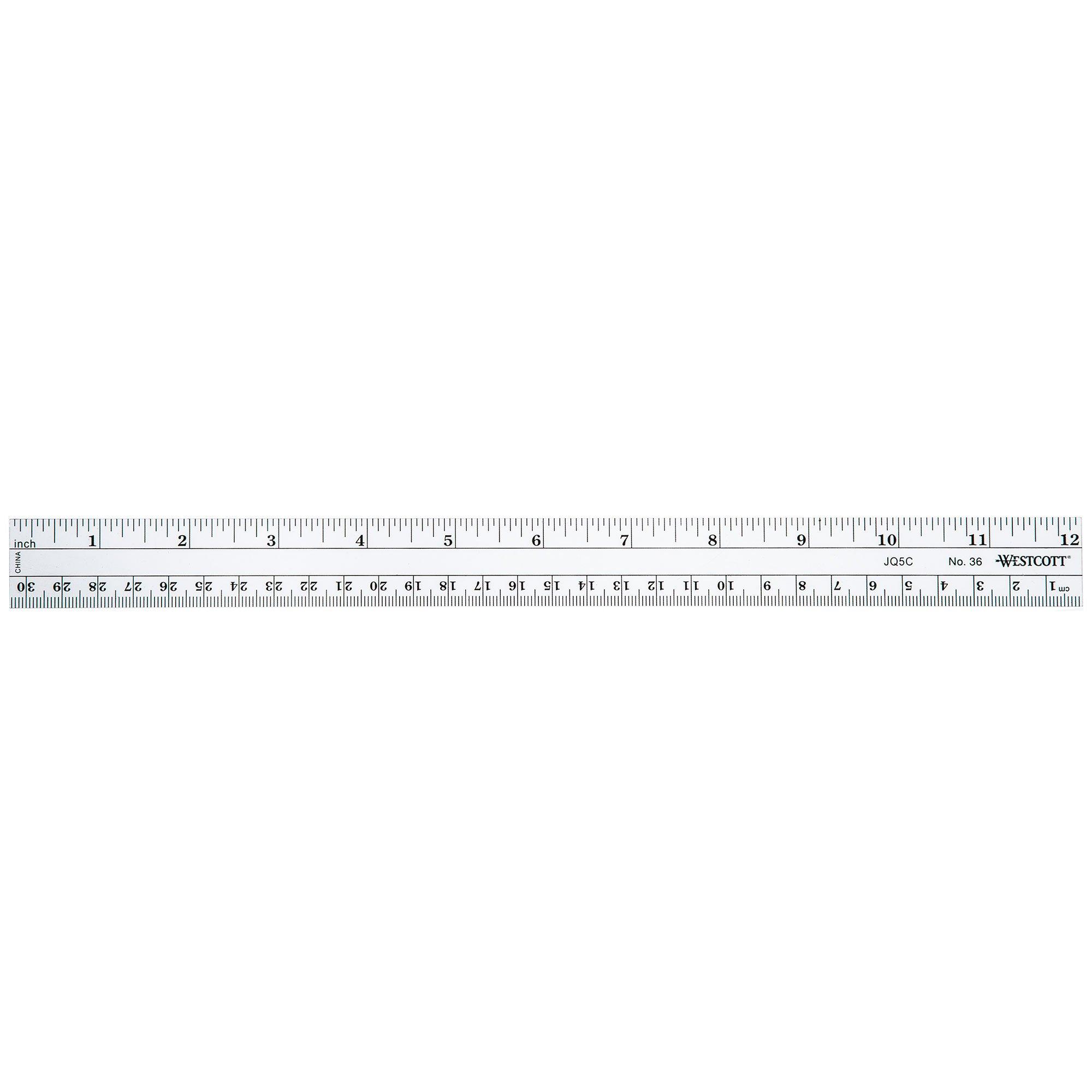 Inch/Metric Ruler - 12&quot;