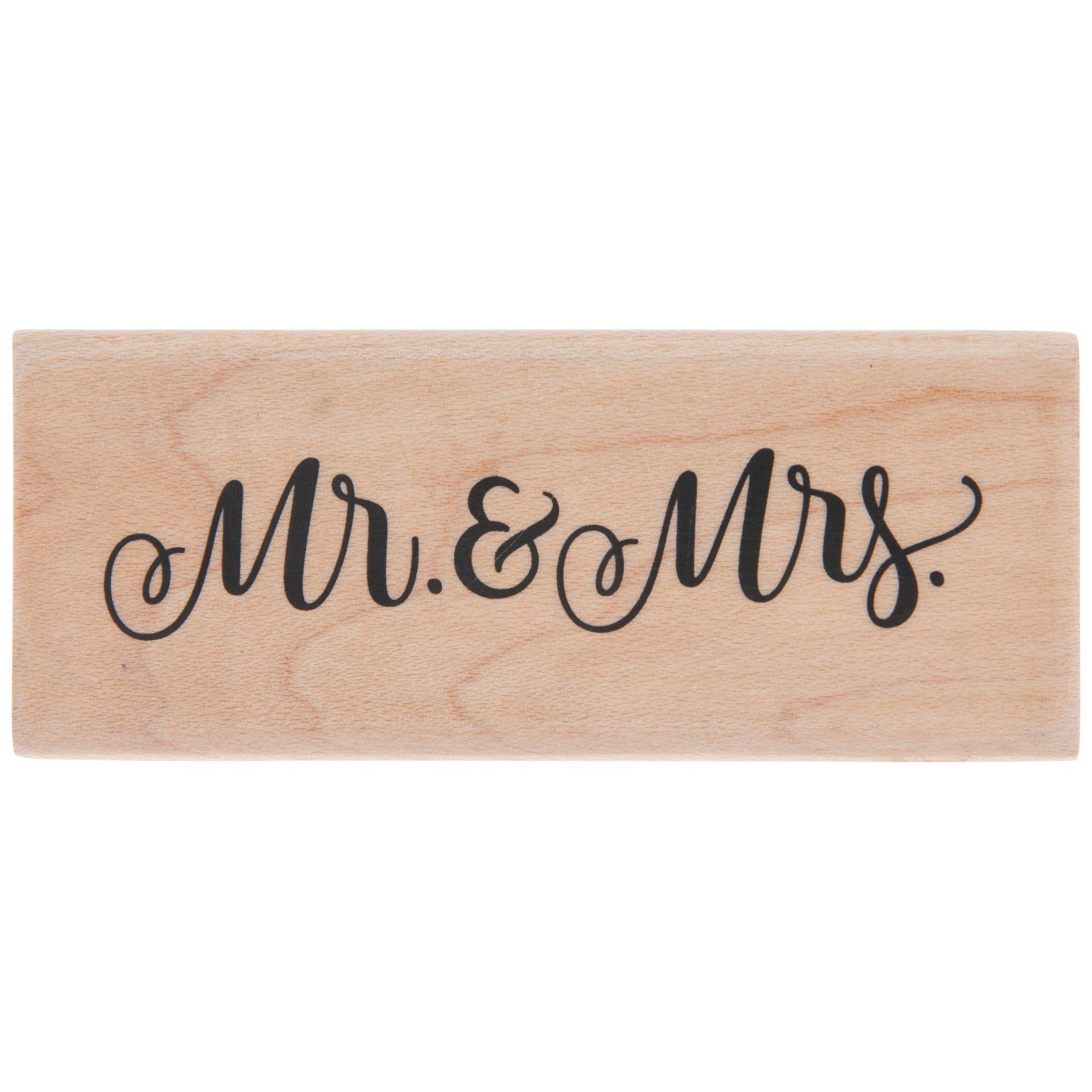 Mr & Mrs Rubber Stamp Hobby Lobby 2133320
