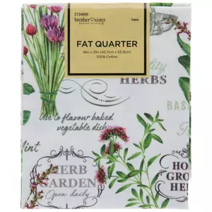 Herb Garden Fat Quarter