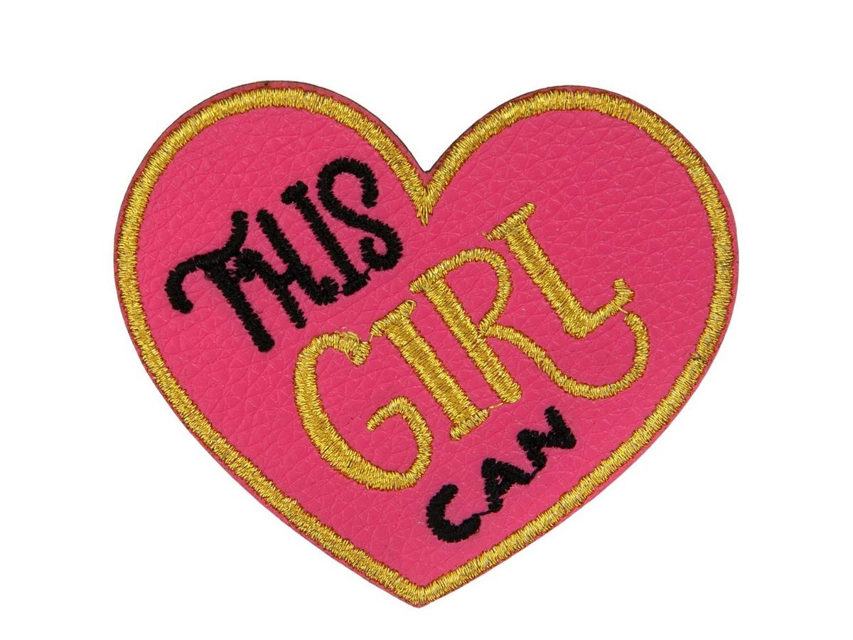 This Girl Can Heart Iron-On Patch Hobby Lobby 2135069