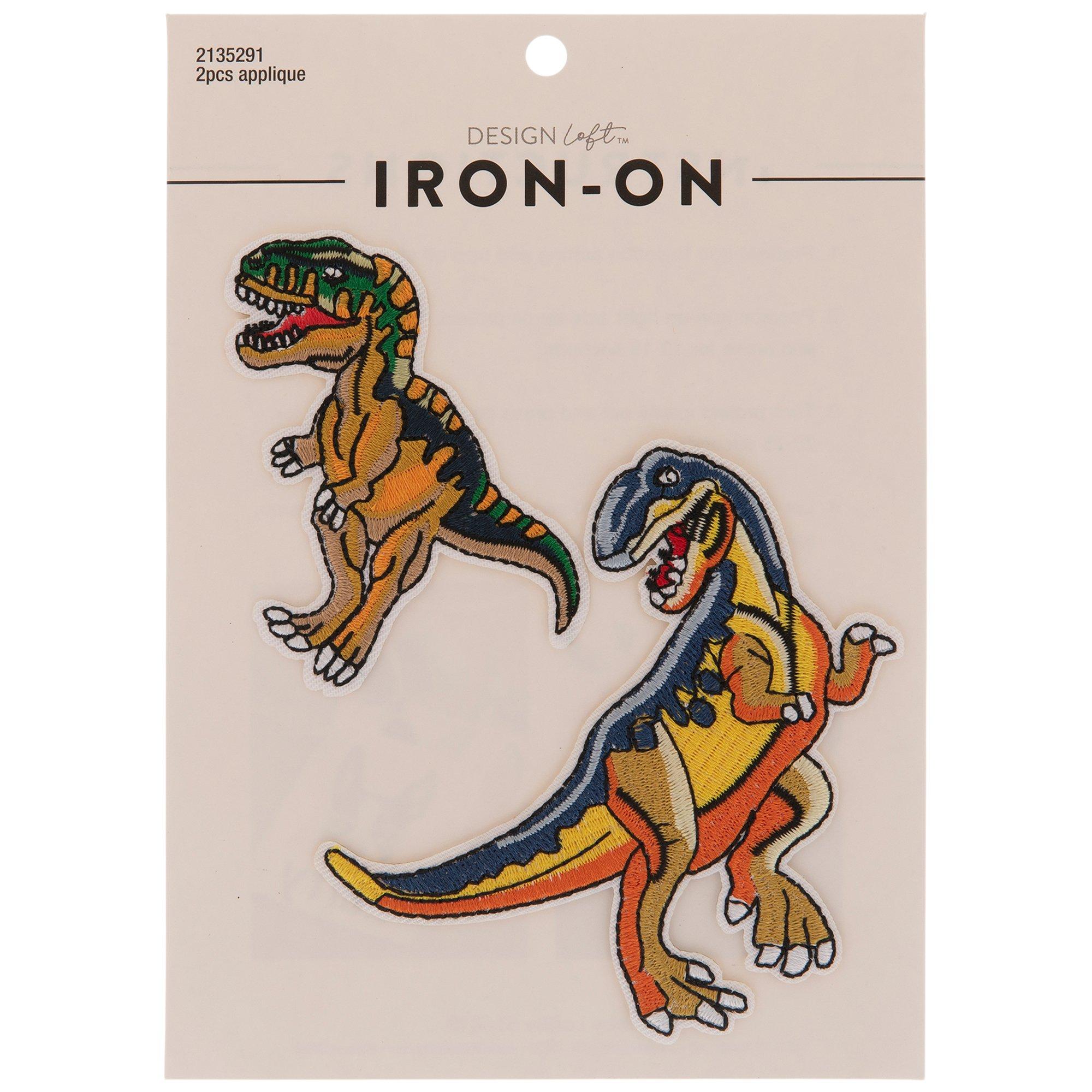 Personalised Deluxe Iron On Dinosaur Labels - Funky Labels