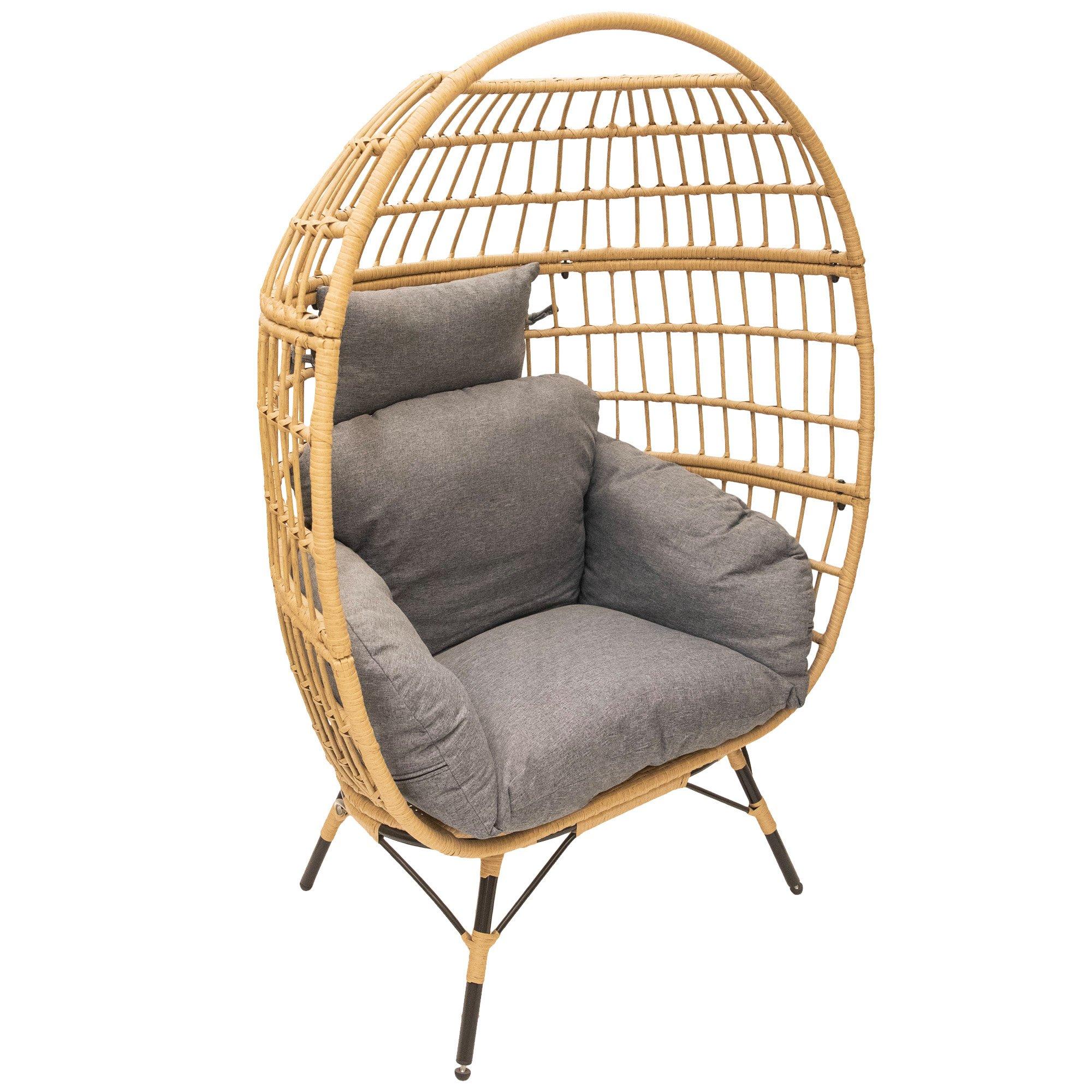 Open Woven Egg Chair With Cushions Hobby Lobby 2136877