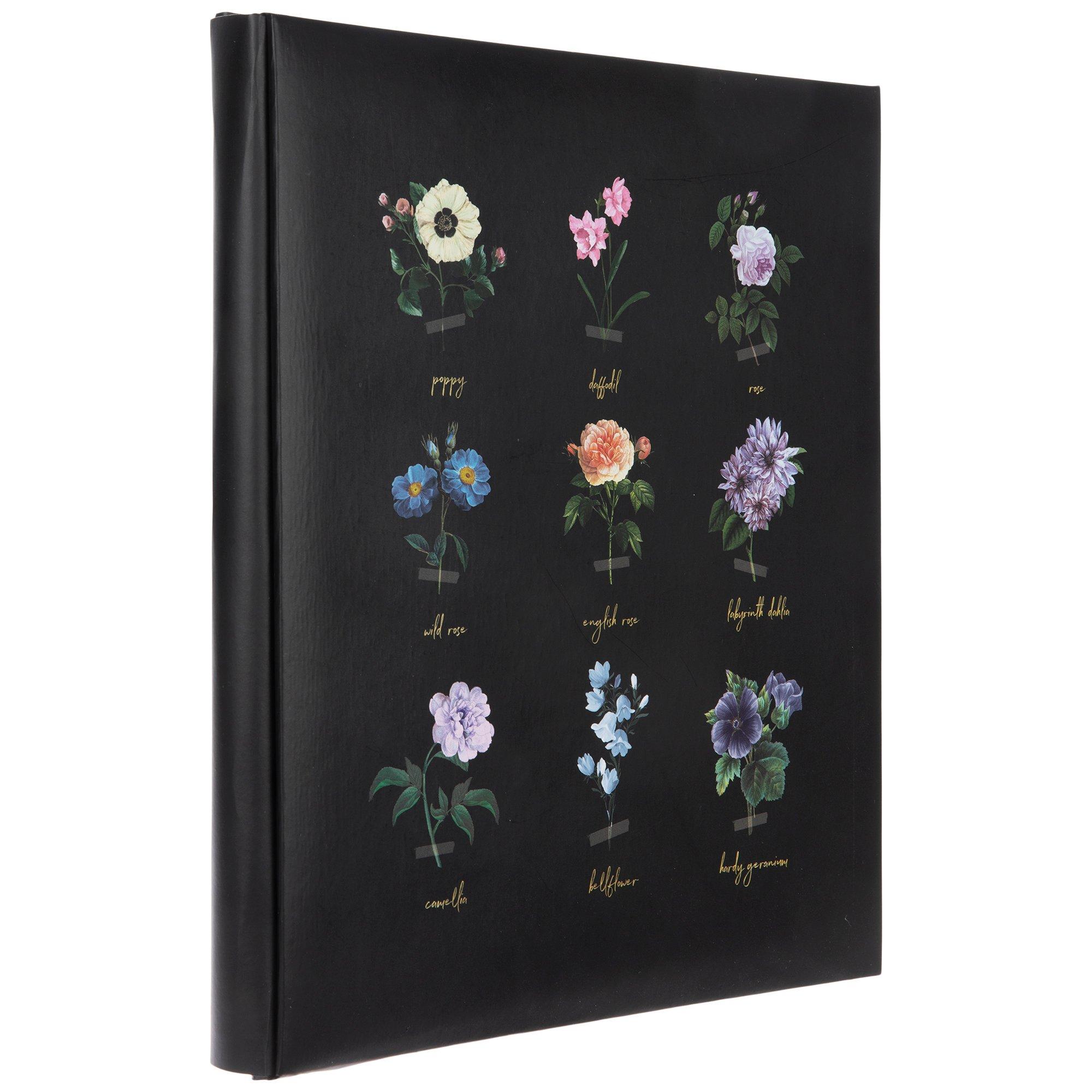 Pressed Flowers Post Bound Scrapbook Album 8 1/2" x 11" Hobby Lobby 2136935