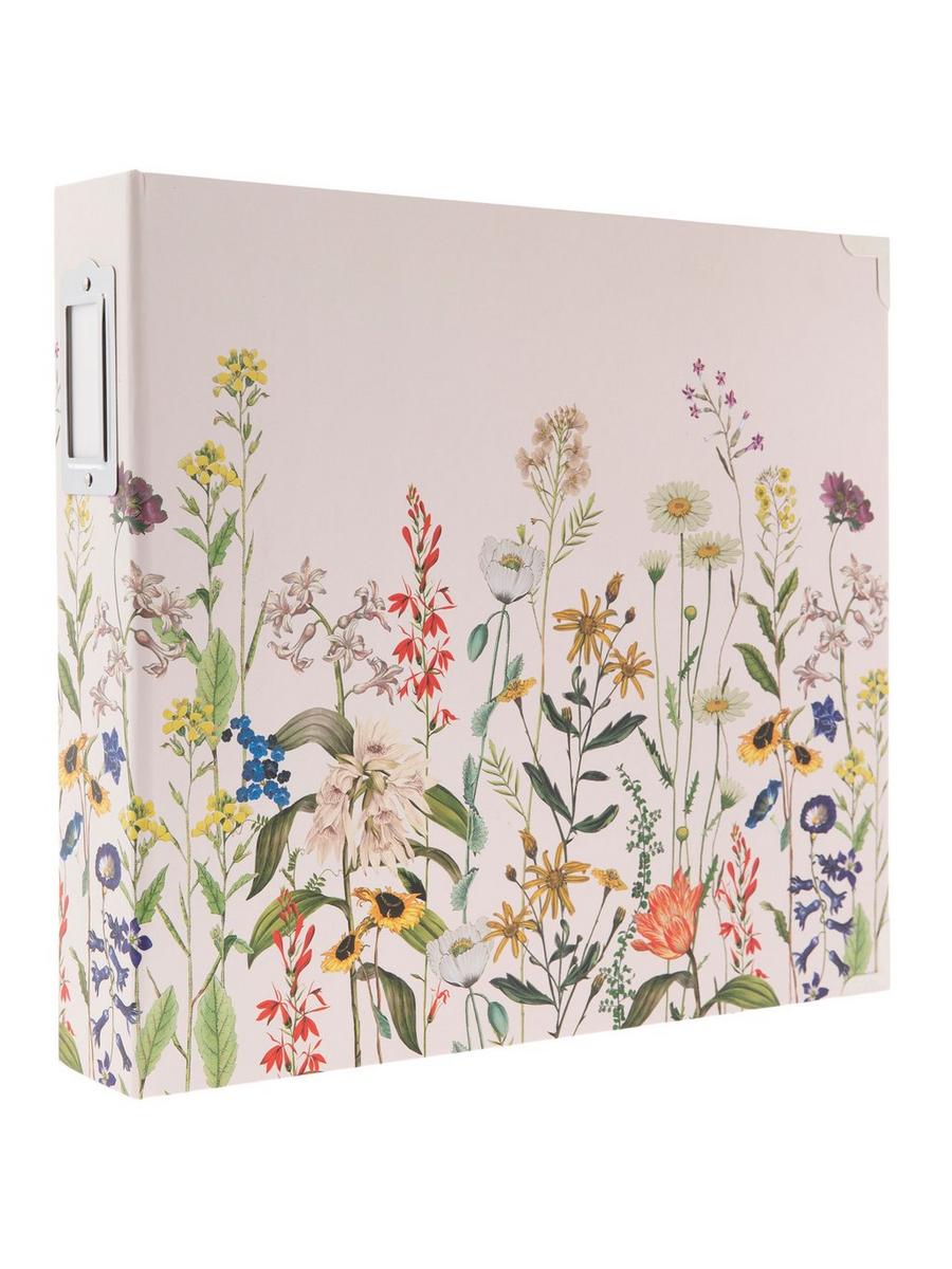 Wildflowers 3-Ring Scrapbook Album - 12