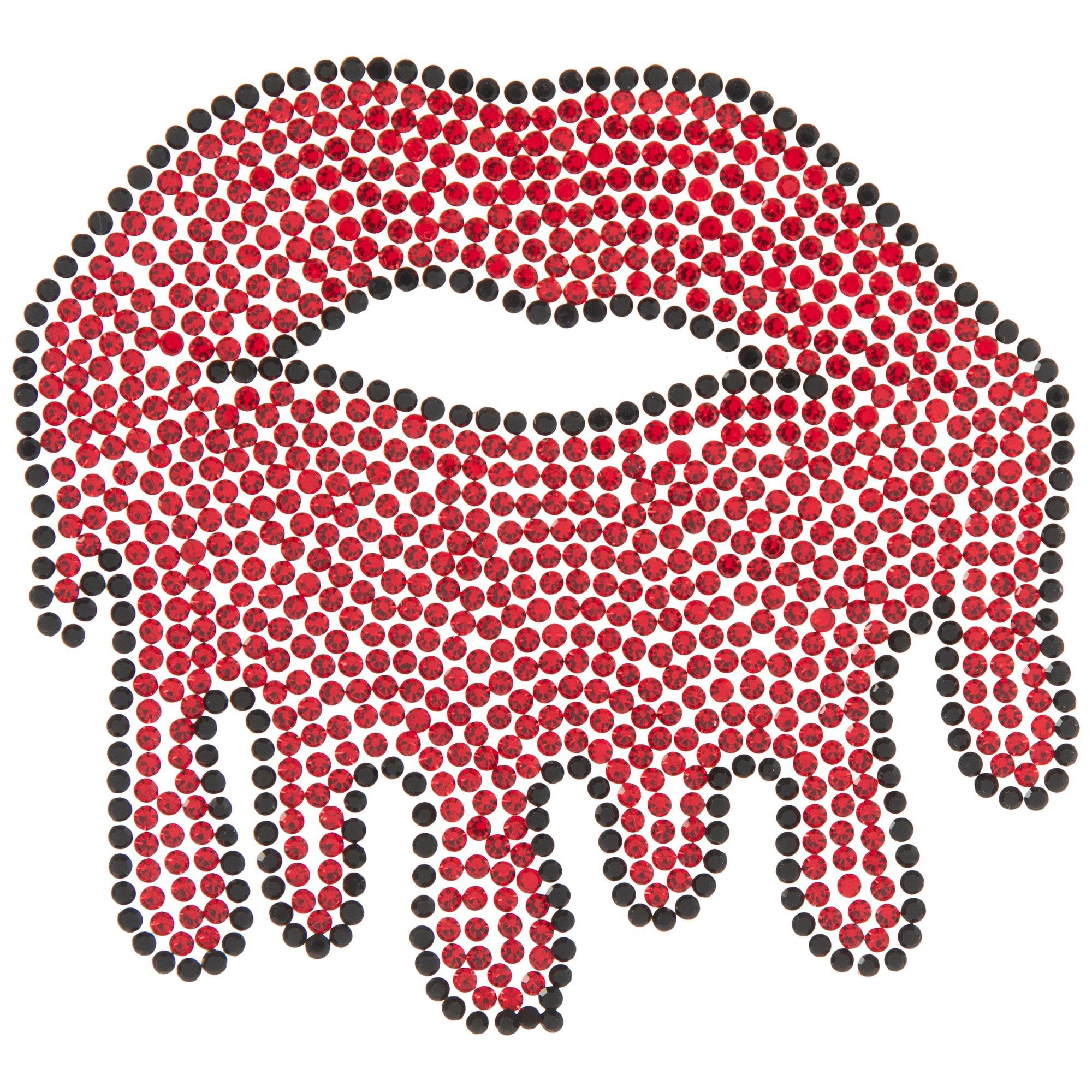 Rhinestone Drippy Lips Iron-On Applique | Hobby Lobby | 2137164