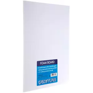 White Ghostline Foam Board - 11" x 14"