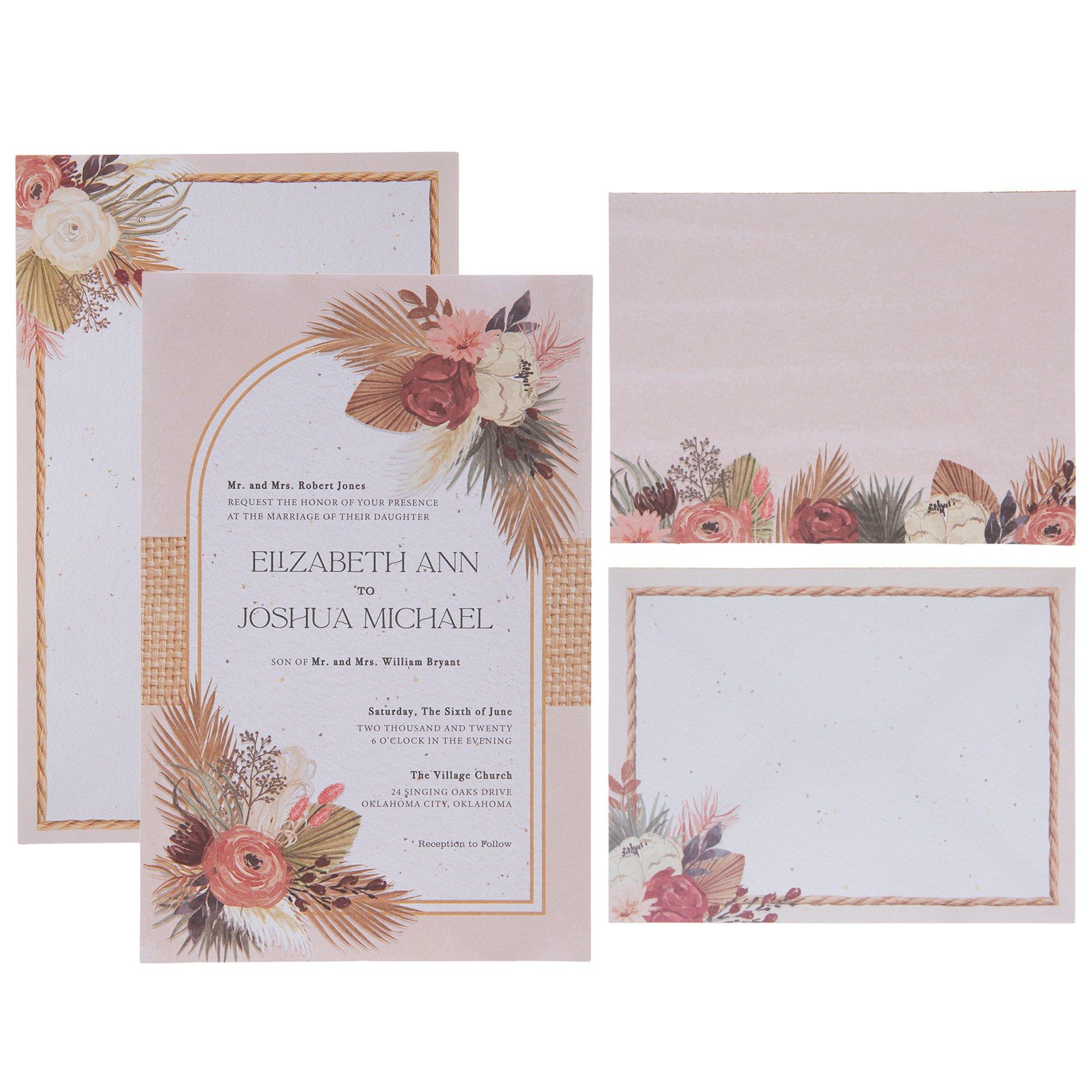 Hobby lobby 2025 wedding invitation templates