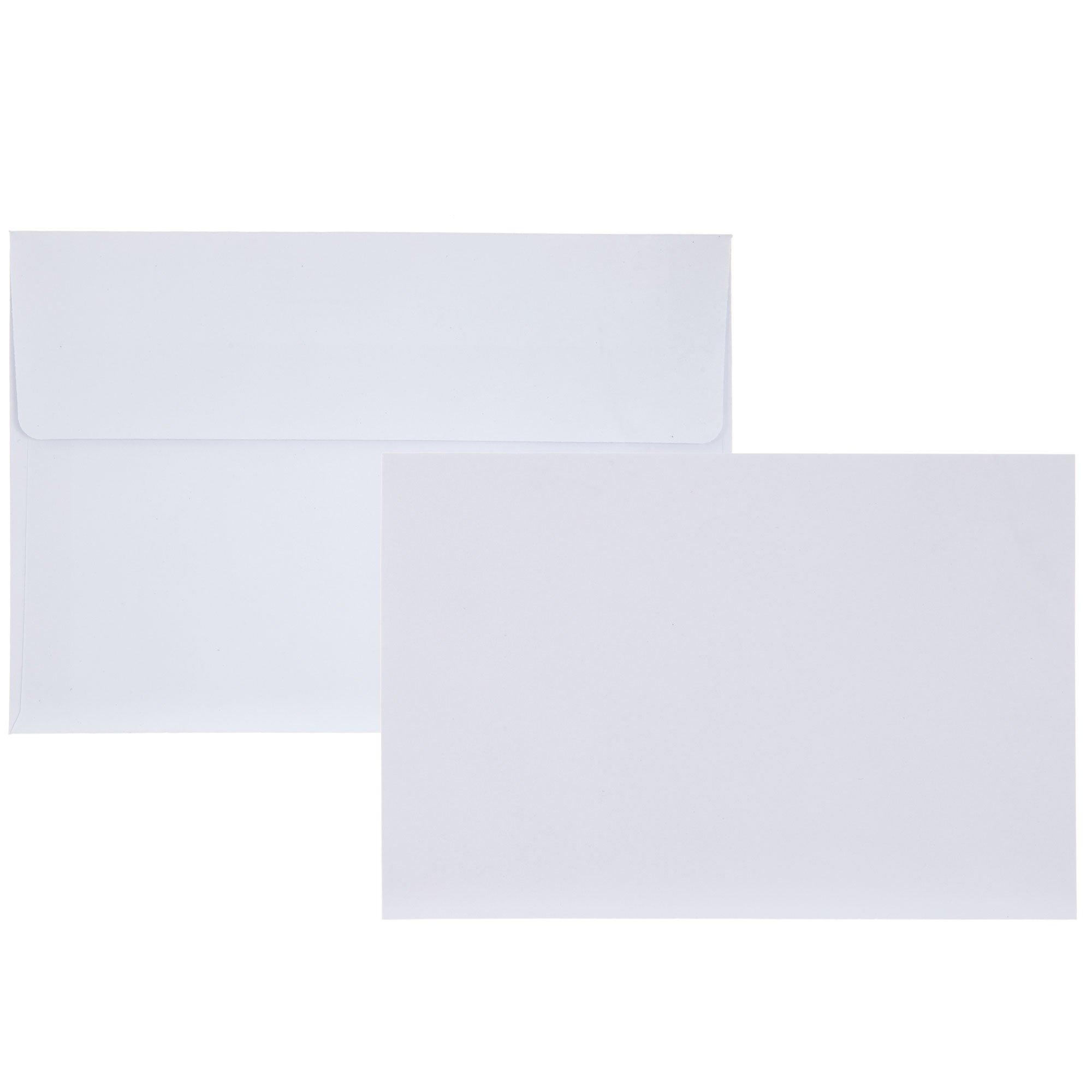 White Flat Cards & Envelopes - A4 | Hobby Lobby | 2138188