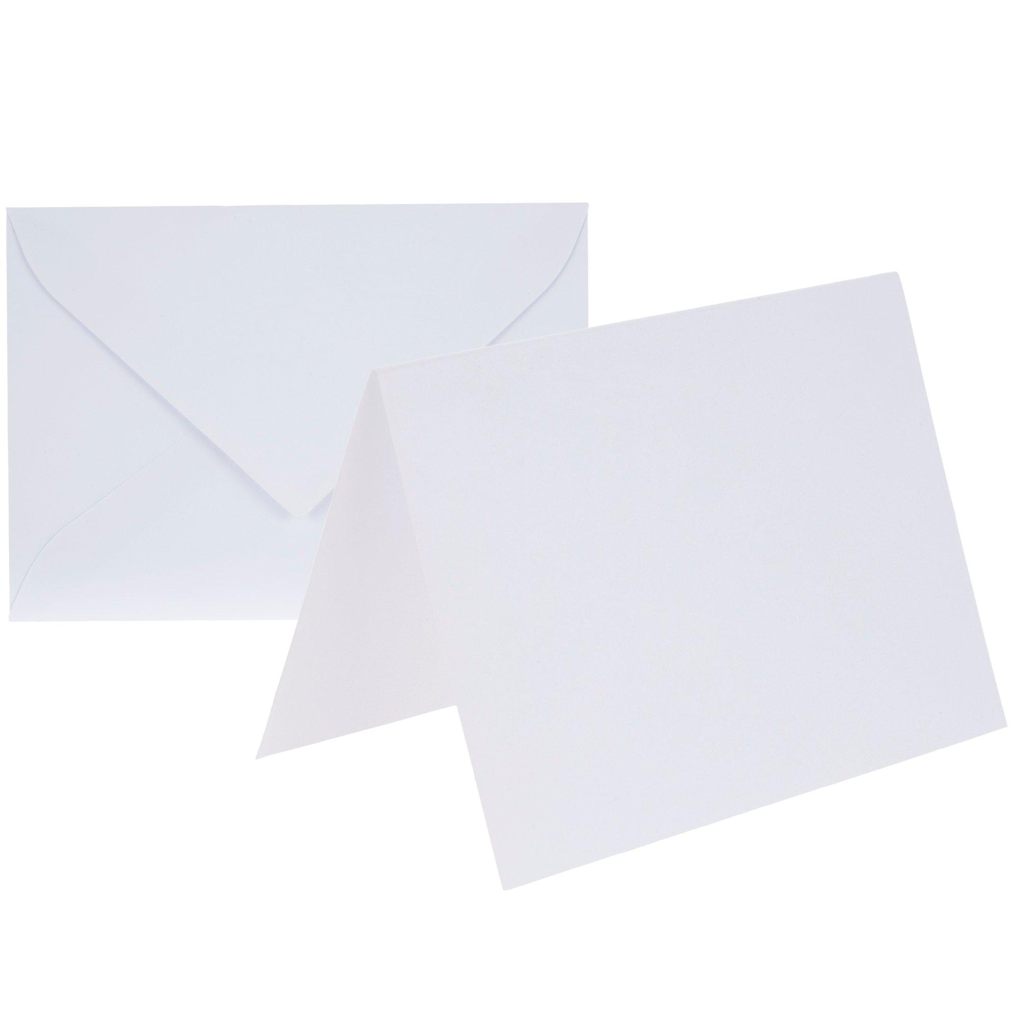 White Folded Cards & Envelopes Hobby Lobby 2138196