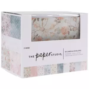 Distressed Floral Box Of Cards