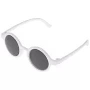 White Round Doll Sunglasses