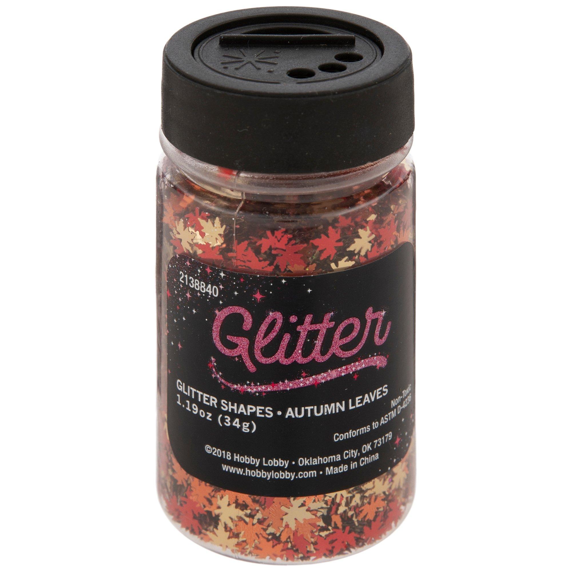 Autumn Leaves Glitter Shapes Hobby Lobby 2138840