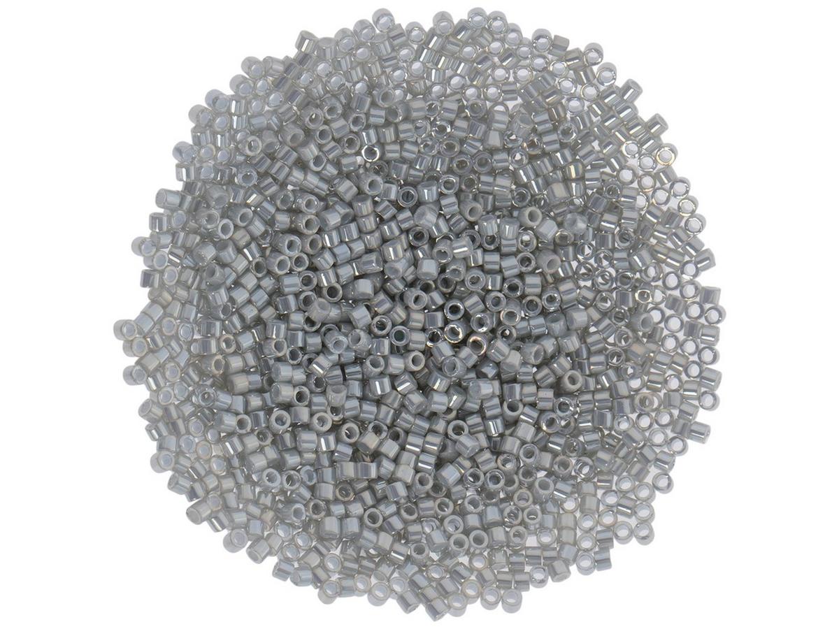 Ceylon Grey Miyuki Delica Glass Seed Beads - 11/0 | Hobby