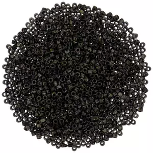 Black Glass Beads | 2mm Seed Bead Supplies | Embroidery Beads | Weaving  Beads (Around 2000pcs / 25 grams)