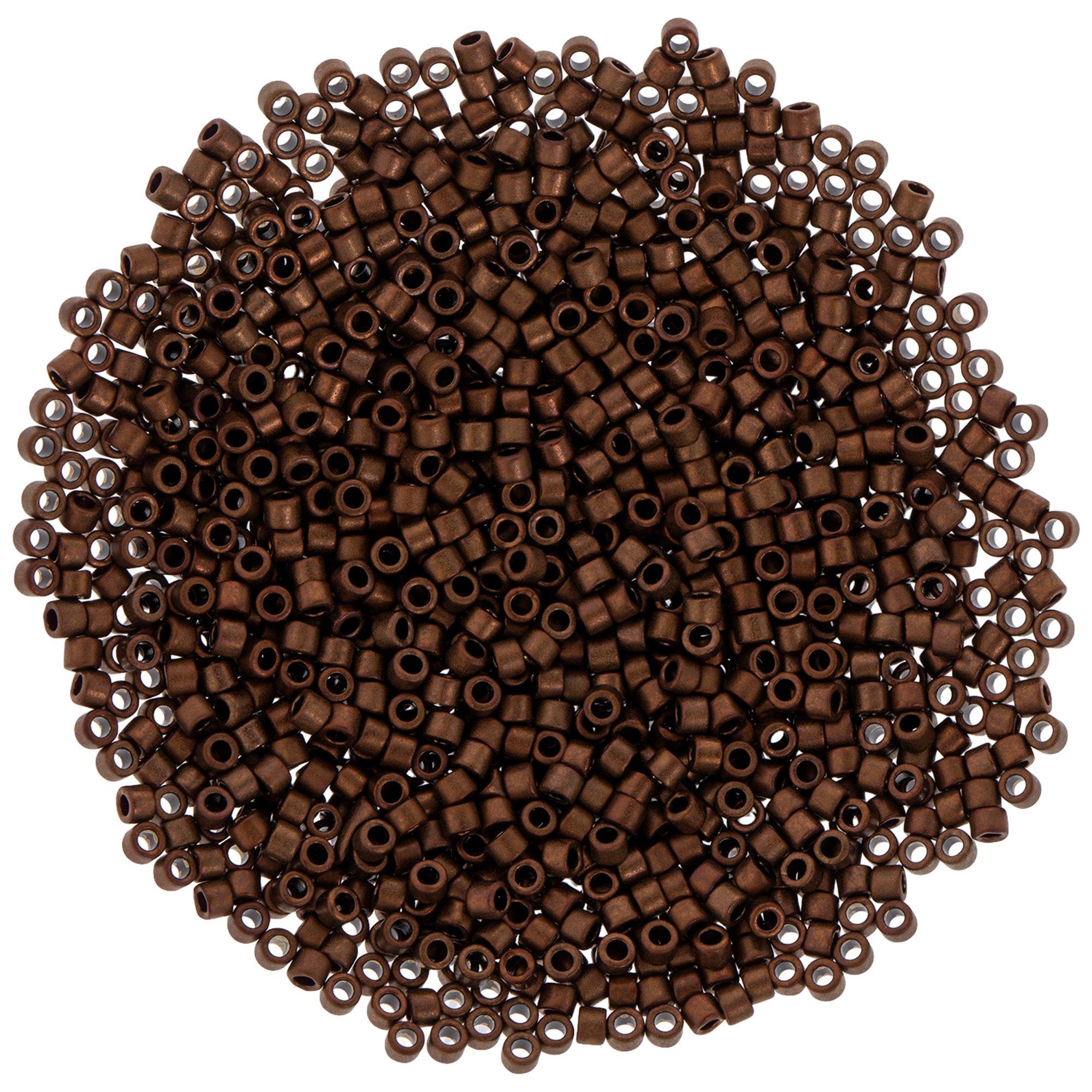 小物 miyuki Matte Metallic Miyuki Delica Glass Seed Beads - 11/0 | Hobby Lobby