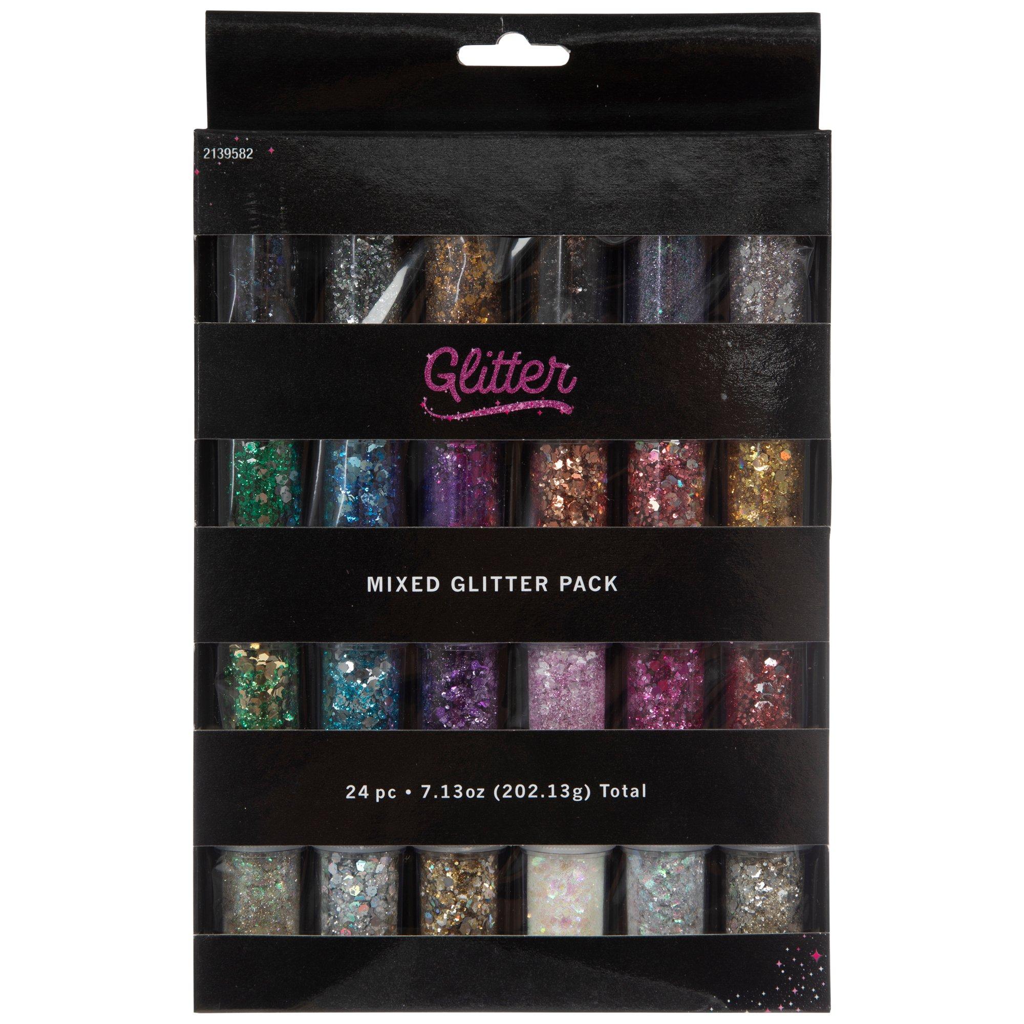Rhode Island Novelty Plastic Glitter Rings - 144pcs Assorted Colors & Designs For Parties