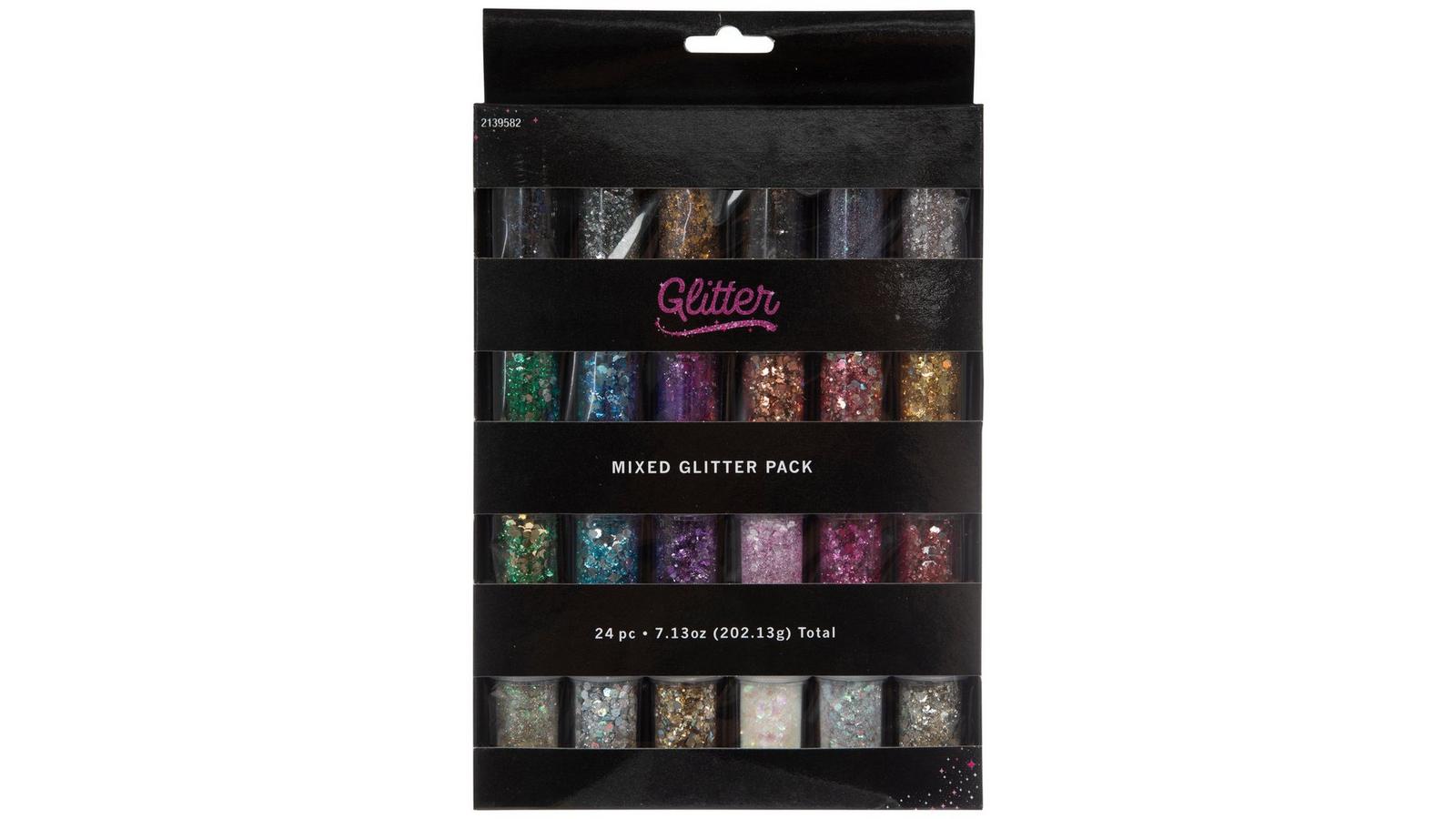 Assorted Colors Glitter Pack | Hobby Lobby | 2139582