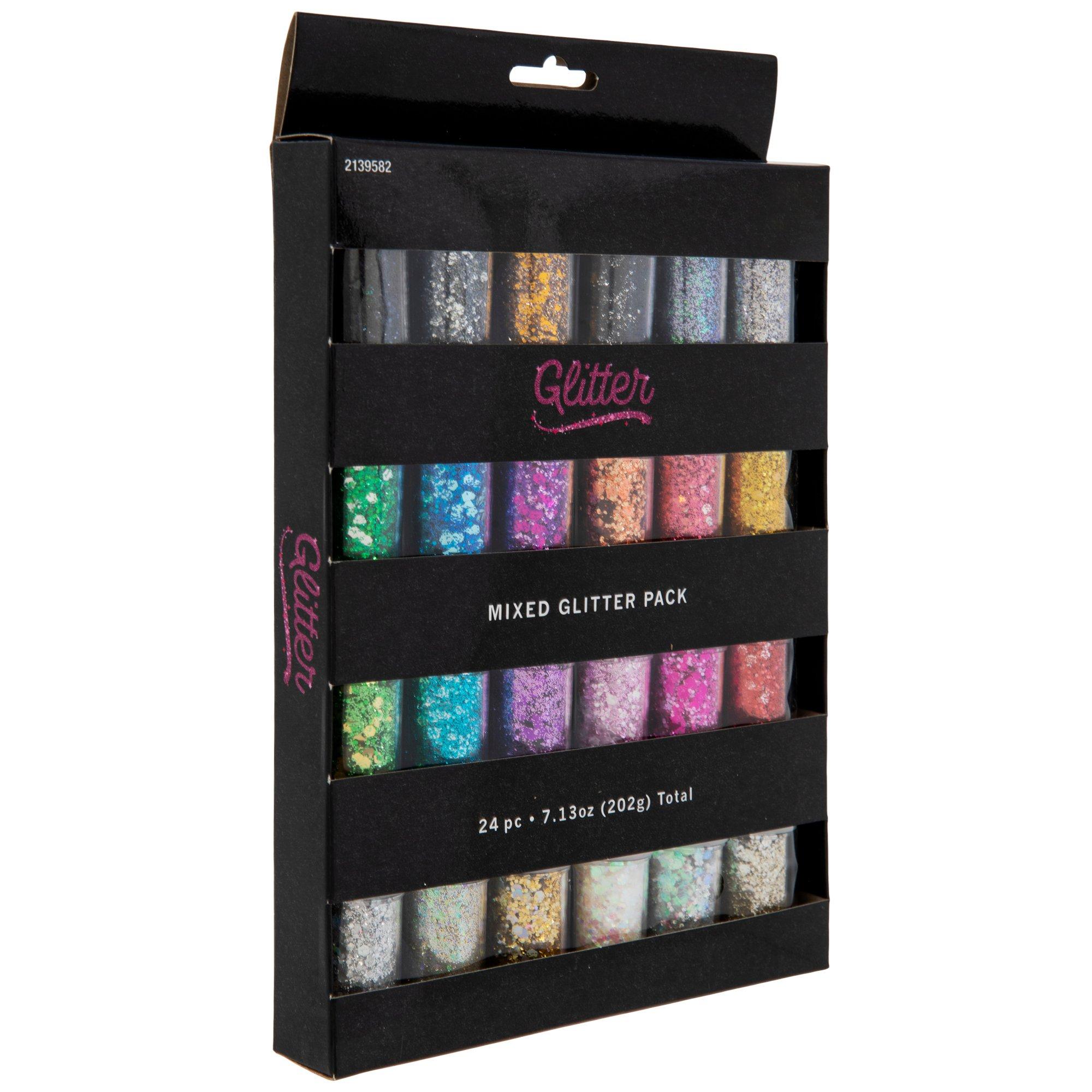 Assorted Colors Glitter Pack, Hobby Lobby