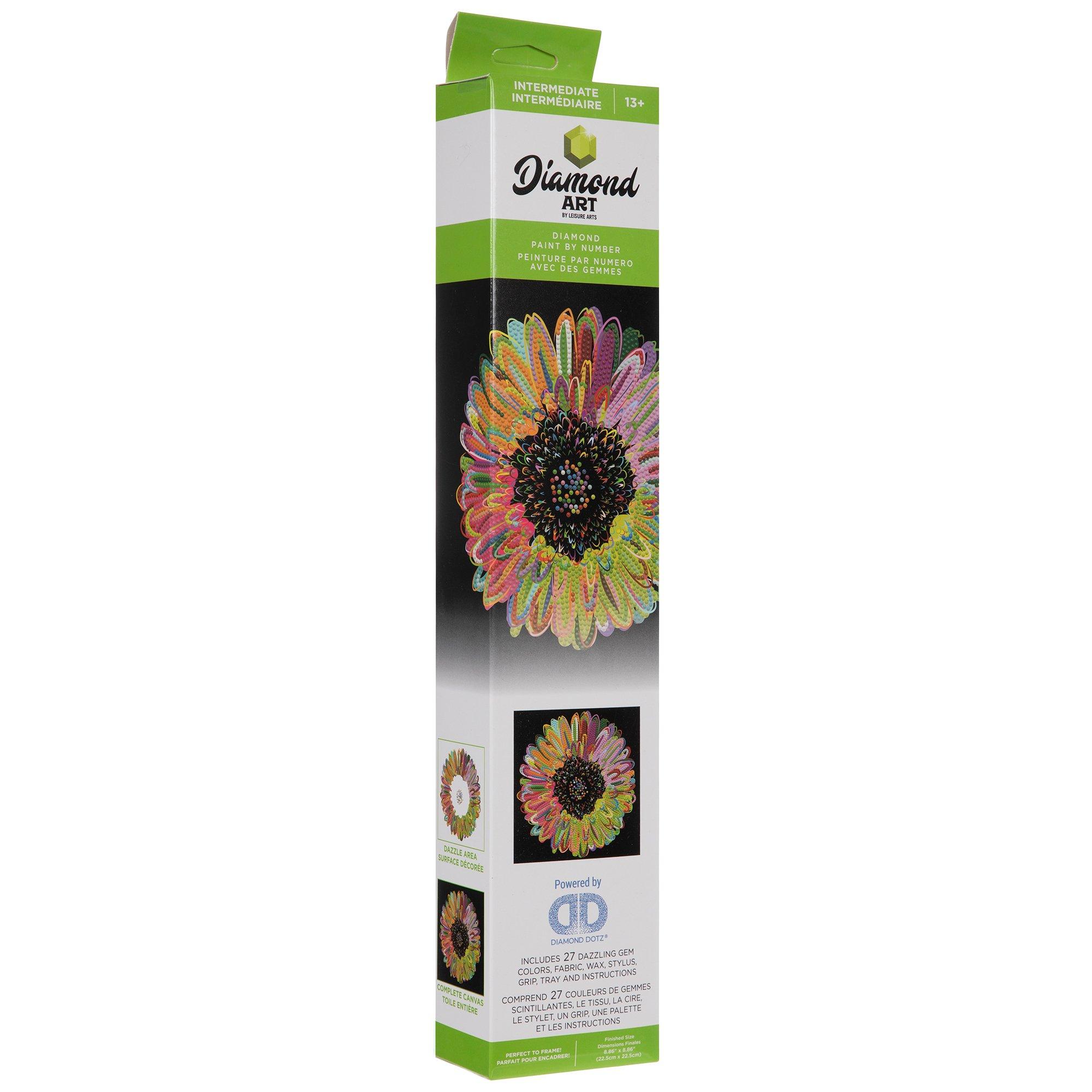 Leisure Arts Rainbow Tree Diamond Art Intermediate Kit