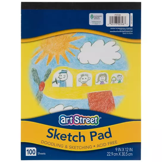 Kids Personalised Sketch Pad Childrens Sketch Pad Rainbow 