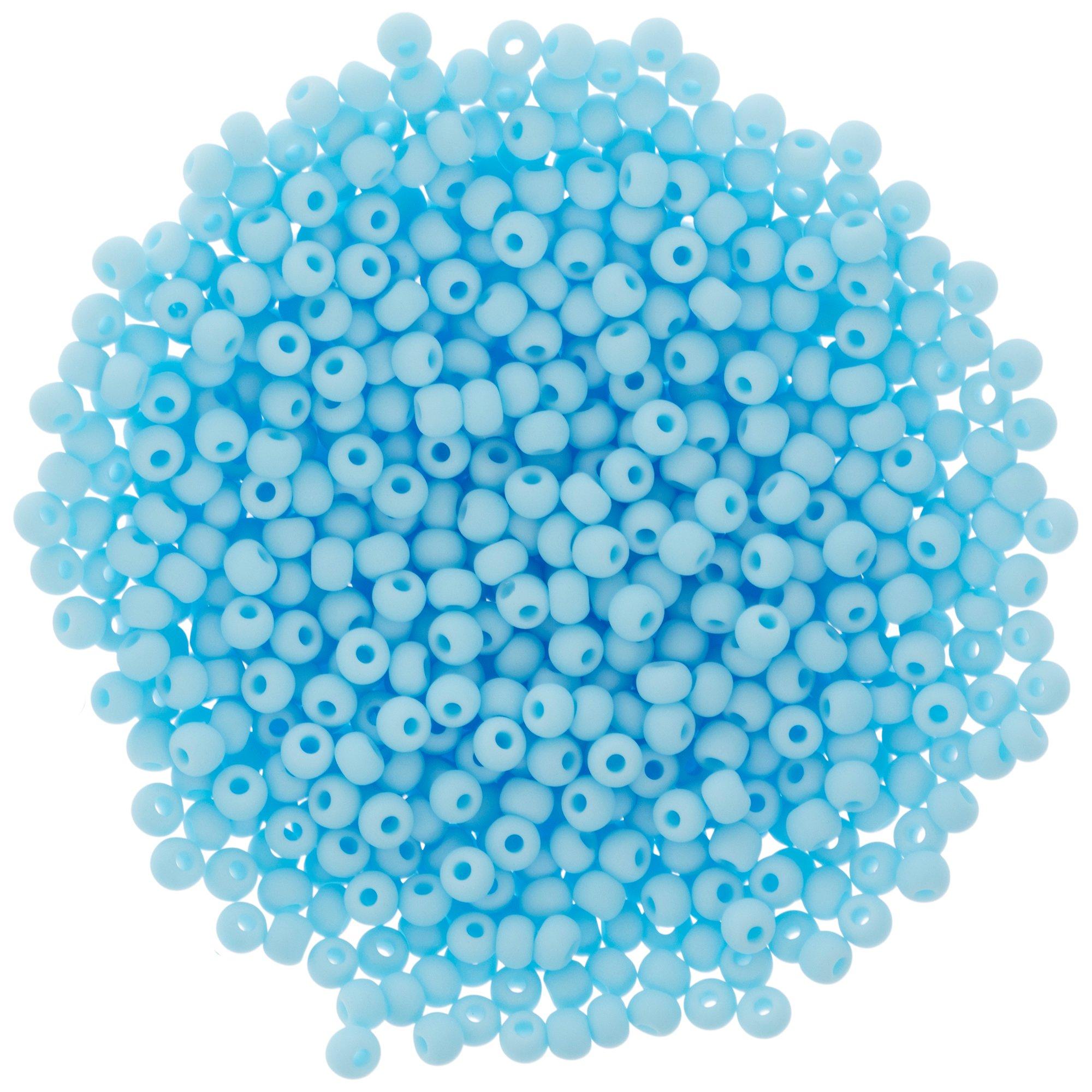 opaque light blue matte