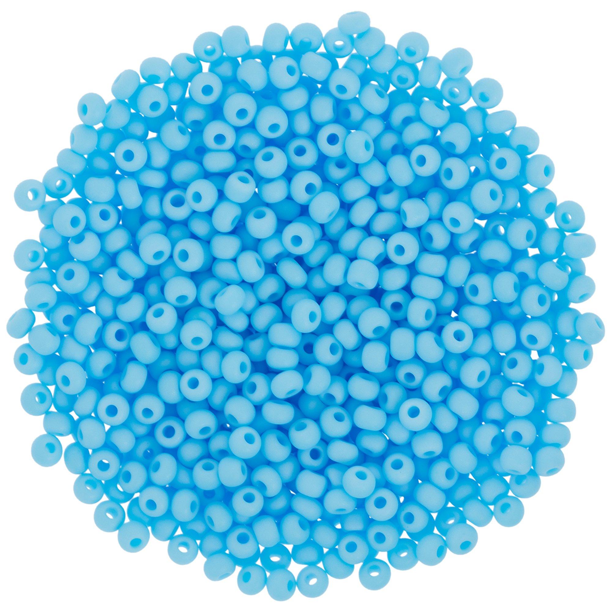 opaque light blue matte