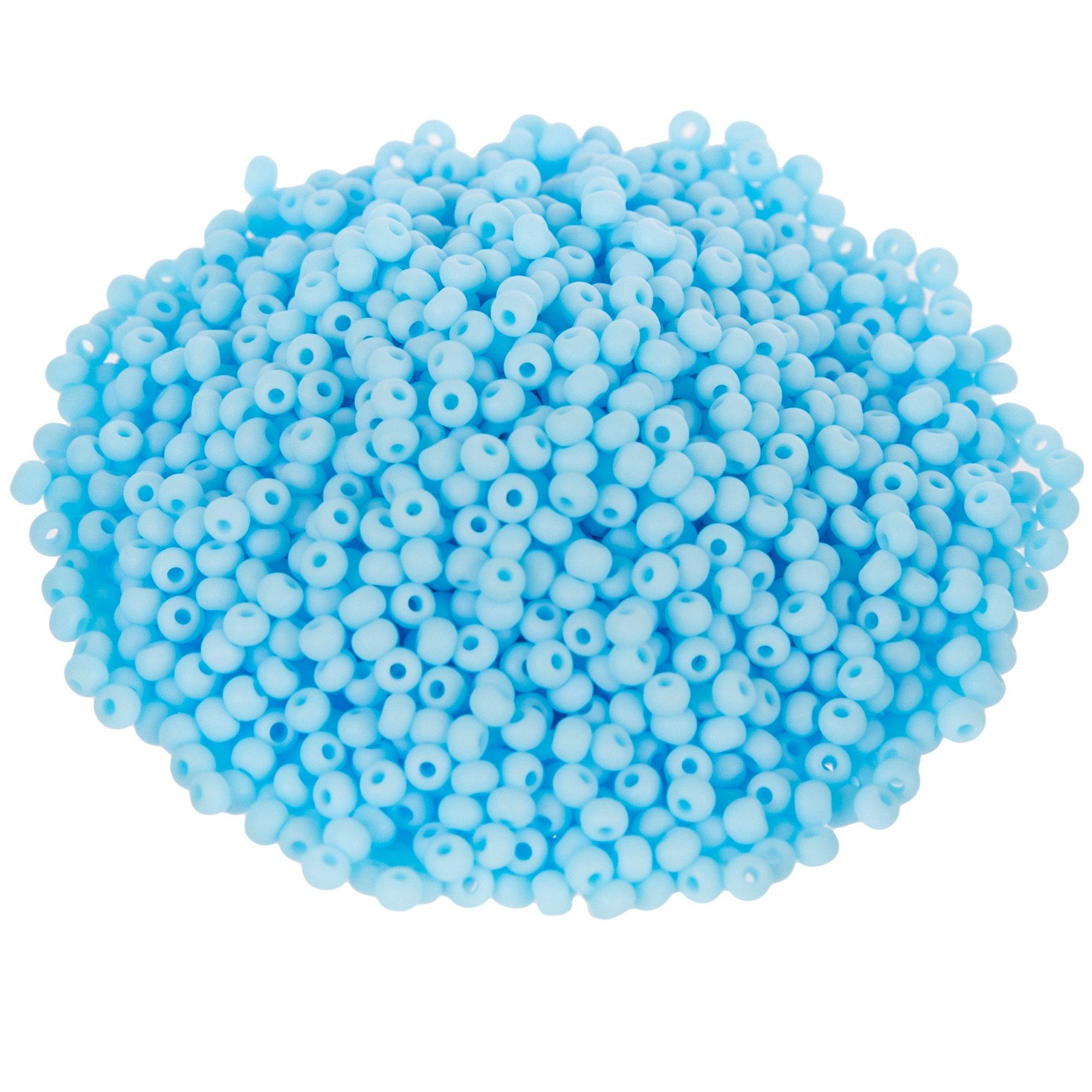 opaque light blue matte