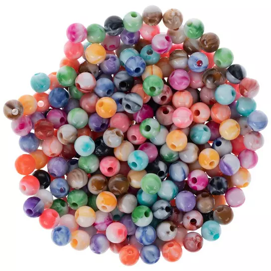 Assorted Round Glass Pearl Beads - 8mm, Hobby Lobby