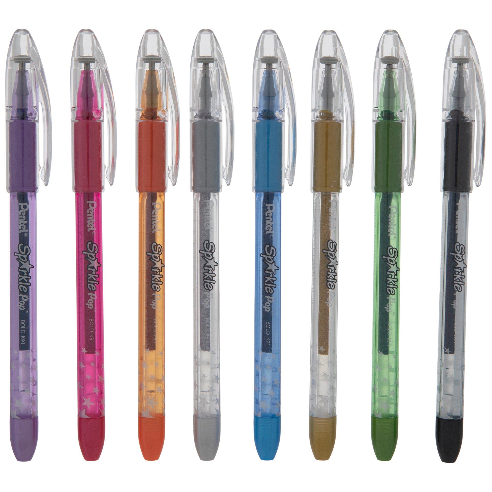 Pentel Krazy Pop Iridescent Metallic Gel Pens